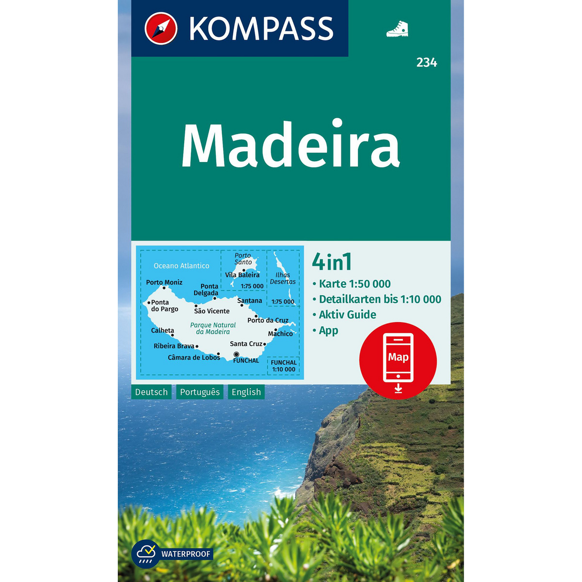 Kompass Verlag WK 234 Madeira