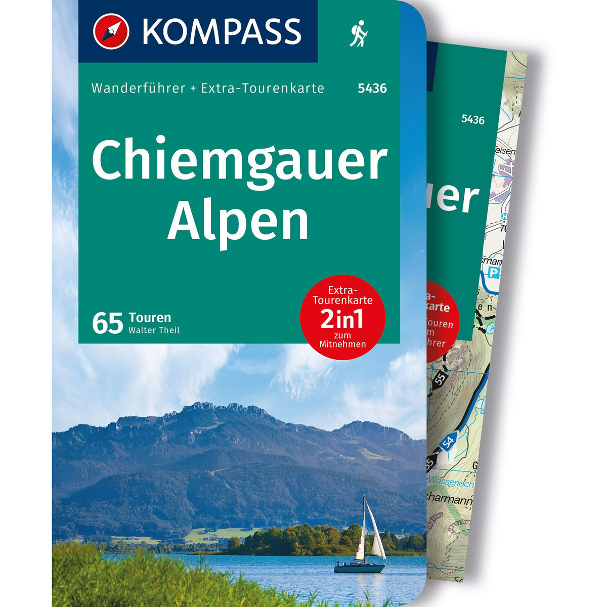 Kompass Verlag Chiemgauer Alpen 5436 Wanderführer
