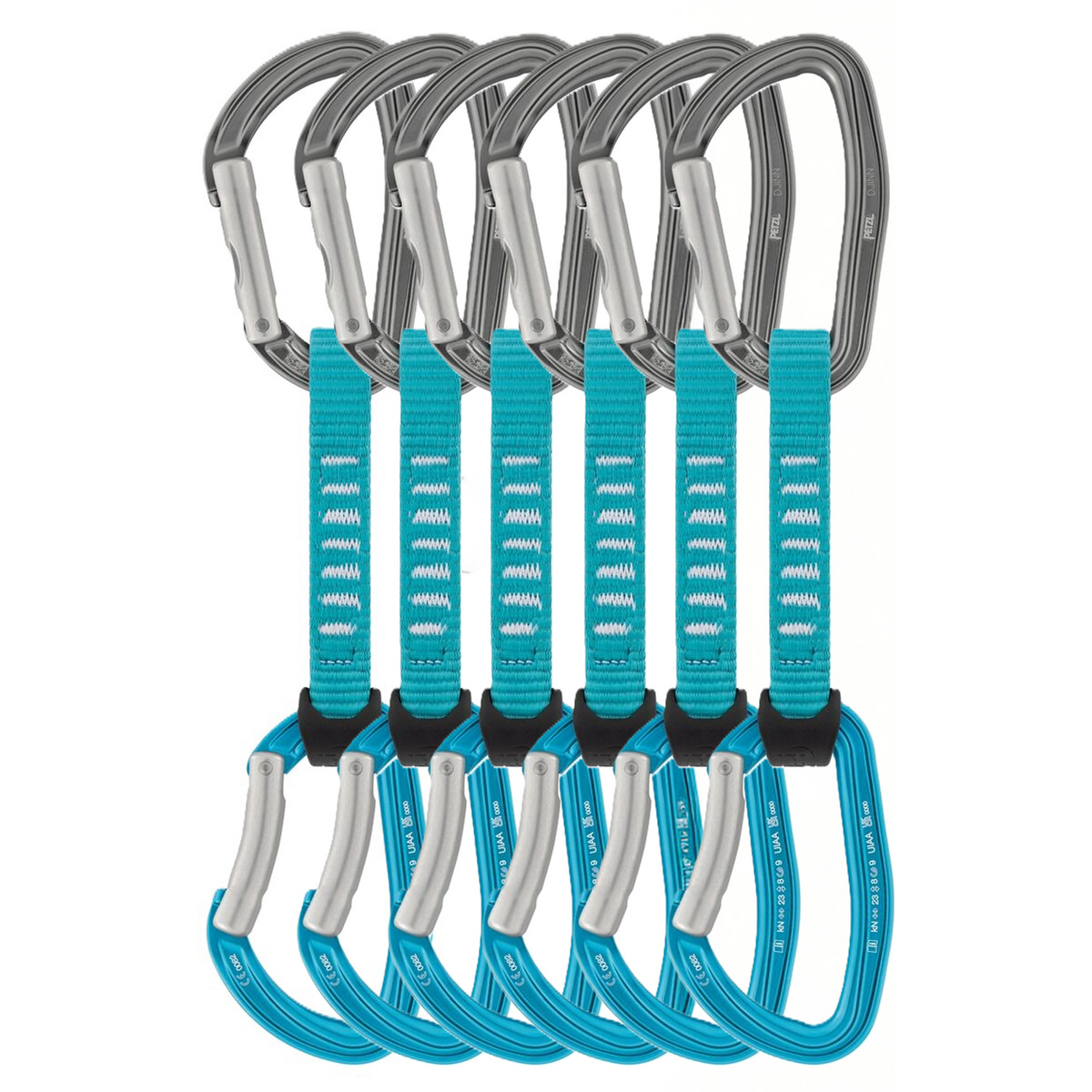 Petzl Djinn Axess Expressset 6er Pack