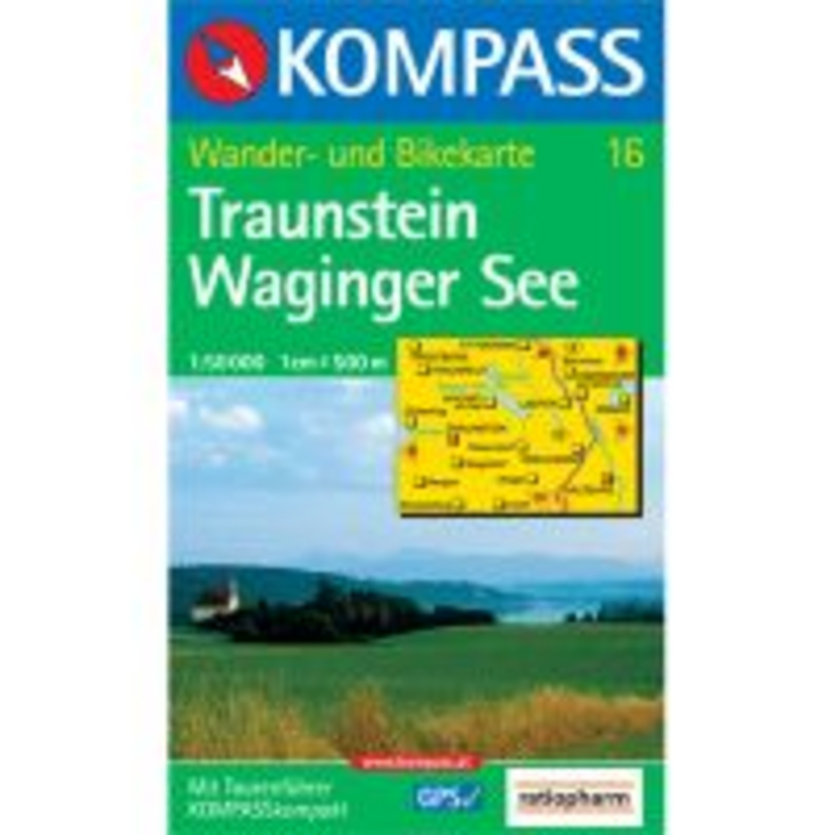 Kompass Verlag WK 16 Traunstein - Wagingersee