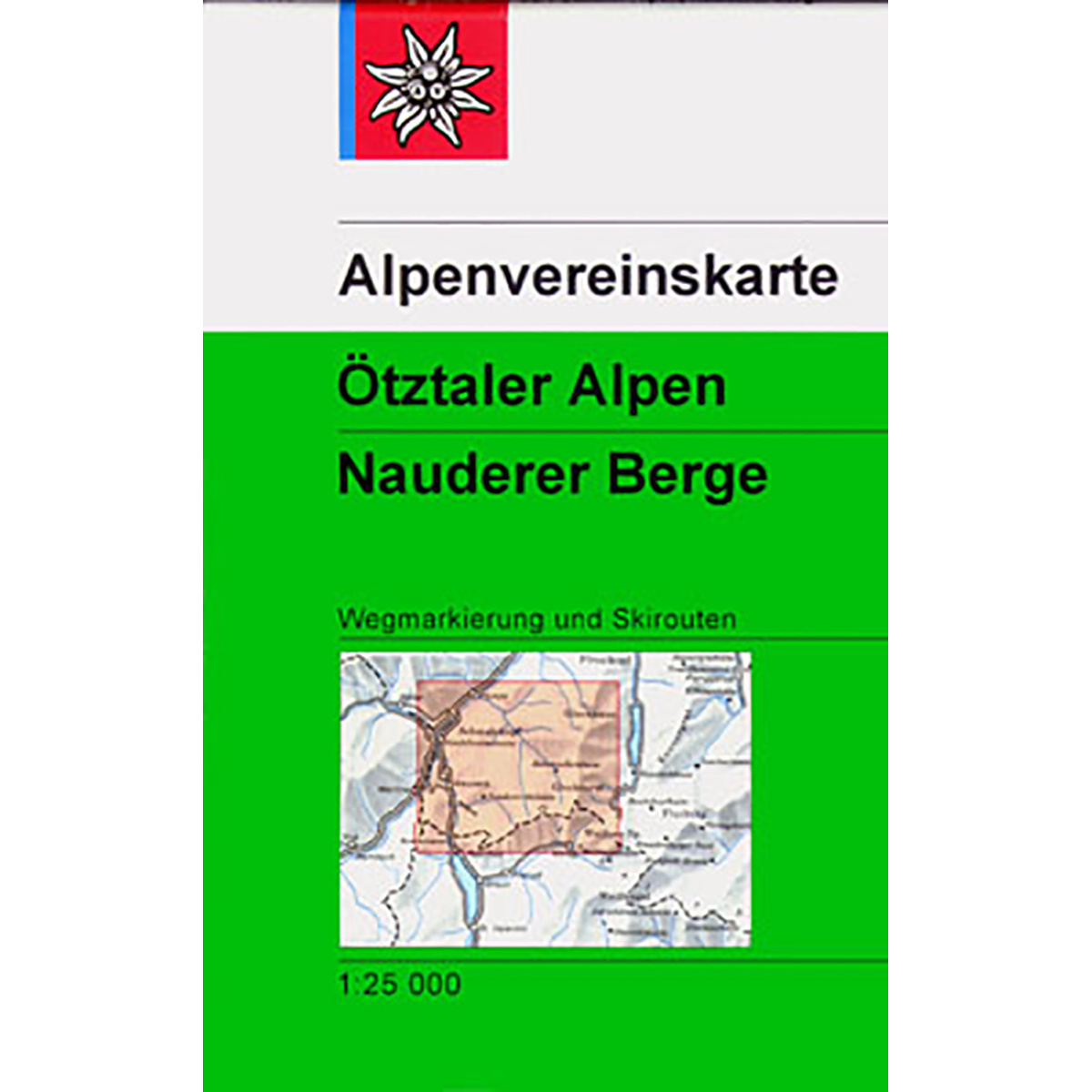DAV AV-Karte 30/4 Ötztaler Alpen Nauderer B. Skiroute