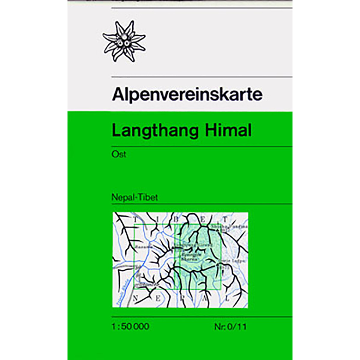 DAV AV-Karte 0/11 Langthang Himal Ost
