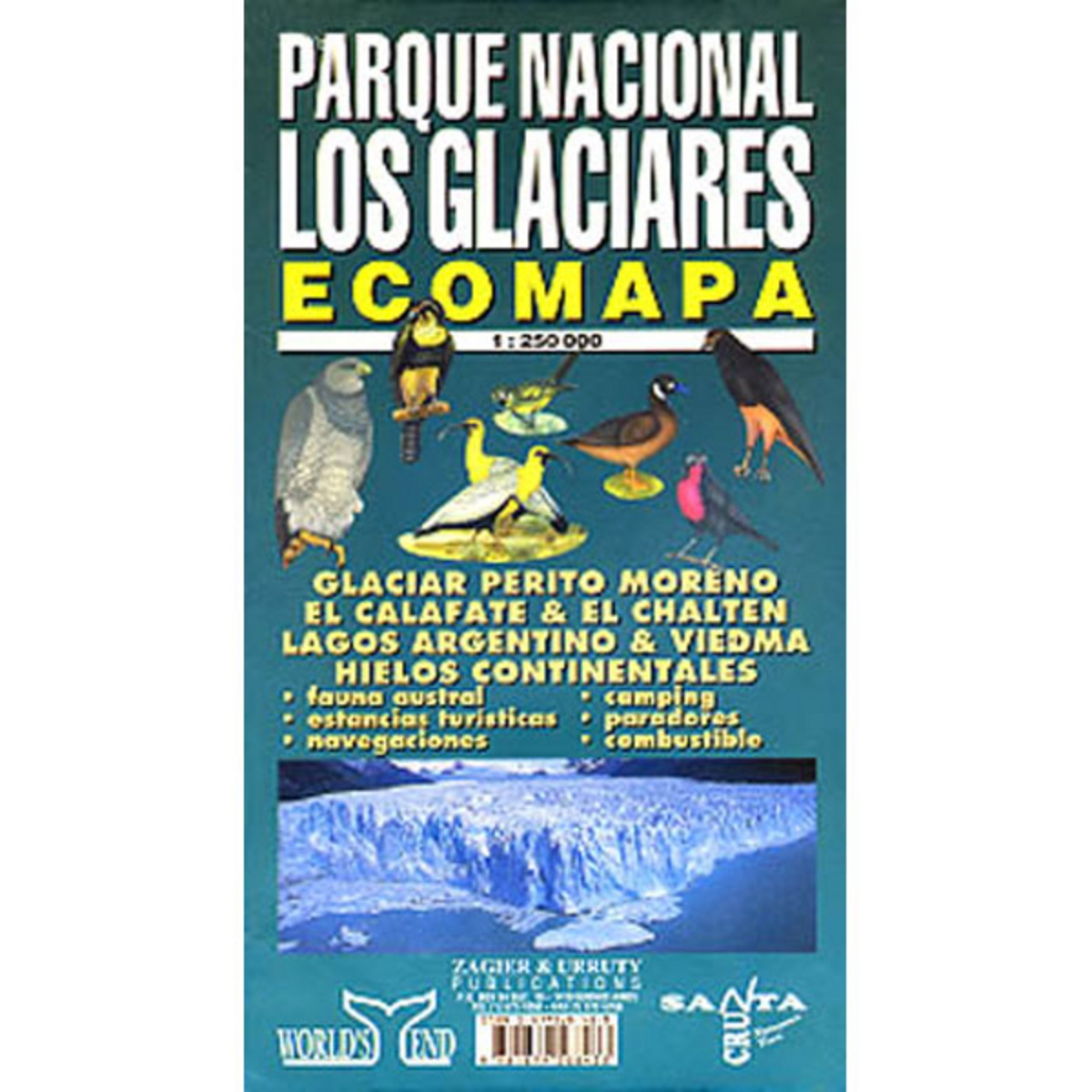 Zagier&Urruty Parque Nacional Los Glaciares Ecomap 250T