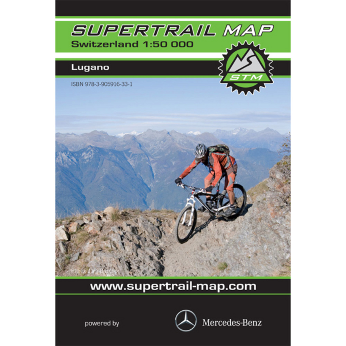 Supertrail Map Lugano - MTB