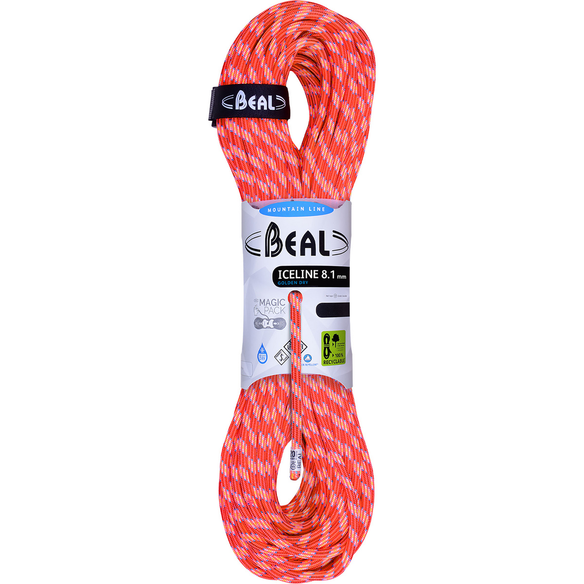 Beal Ice Line 8.1 mm Golden Dry Halbseil