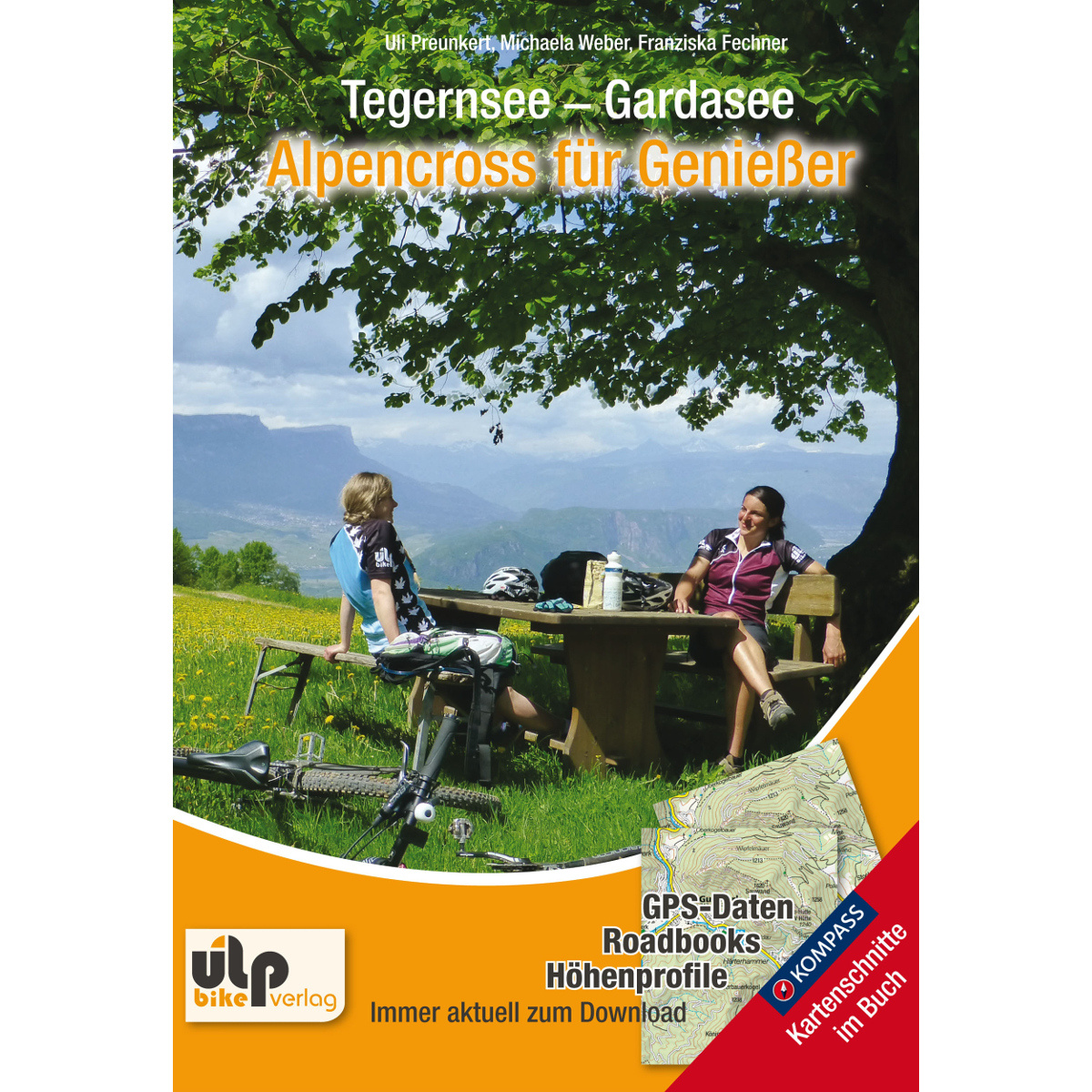 ULPbike Verlag Tegernsee - Gardasee Alpencross für Genießer