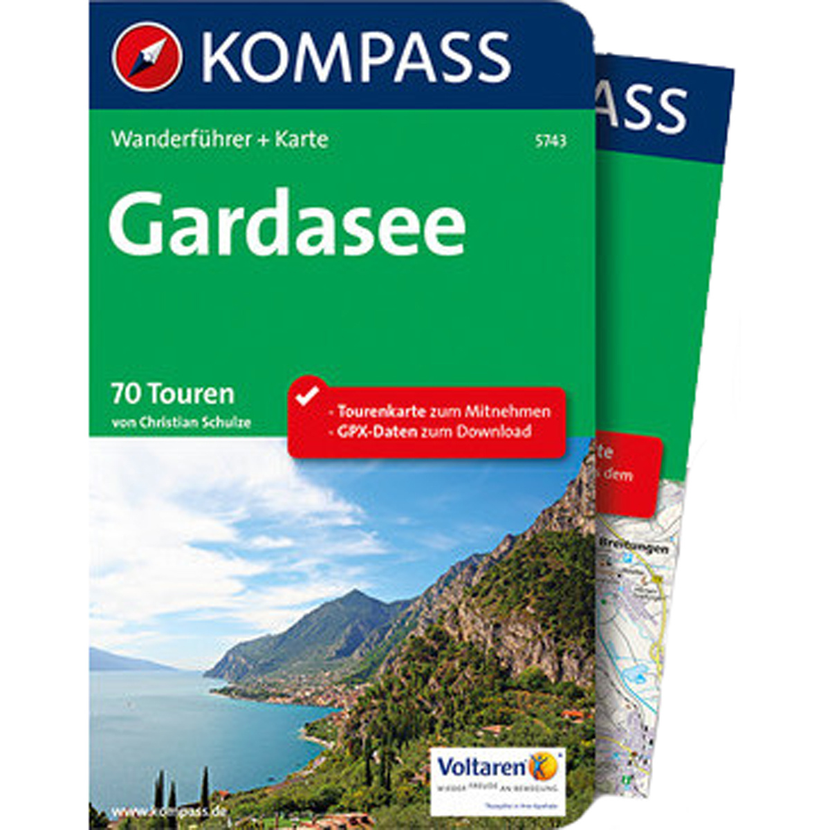 Kompass Verlag Gardasee 5743 Wanderführer