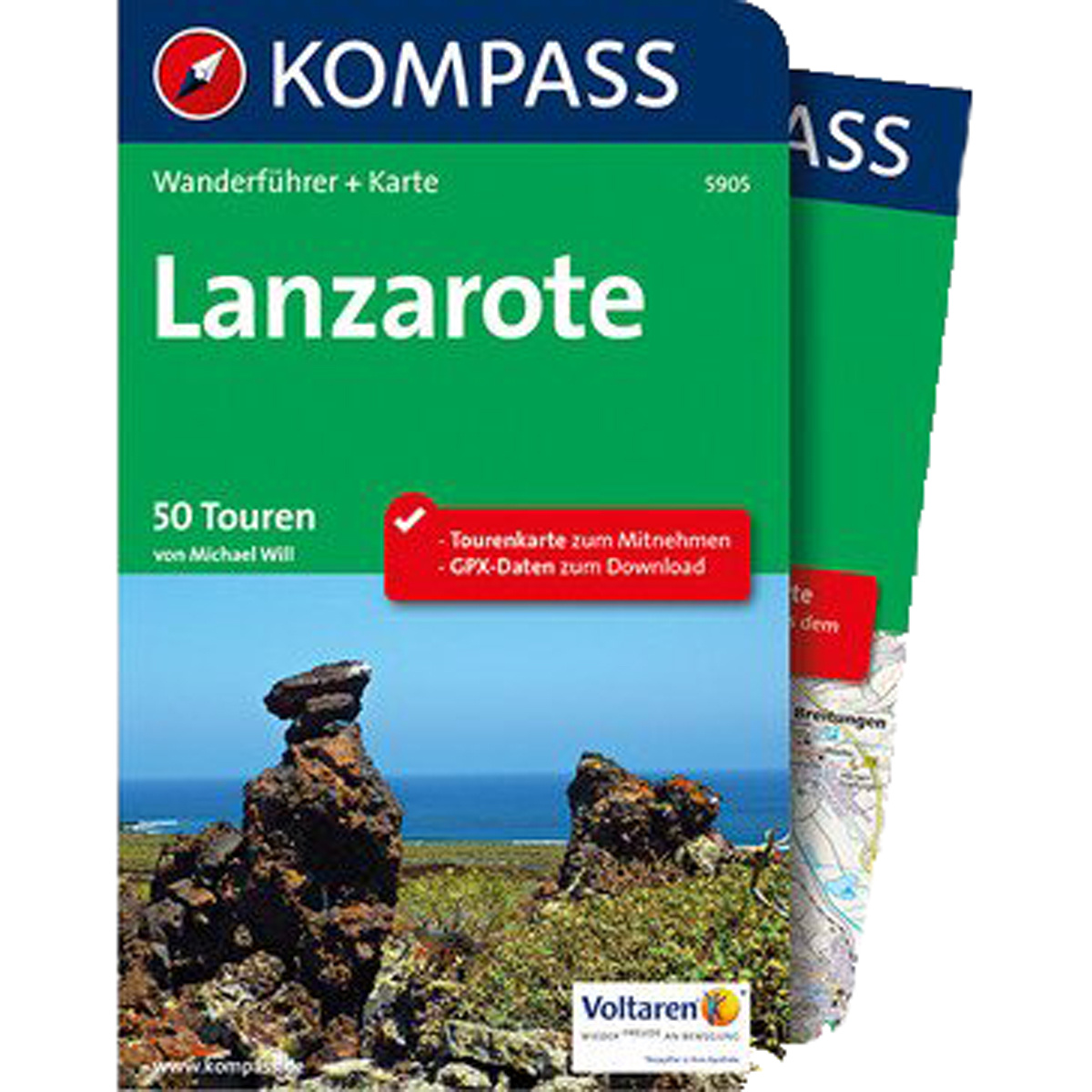 Kompass Verlag Lanzarote 5905 Wanderführer