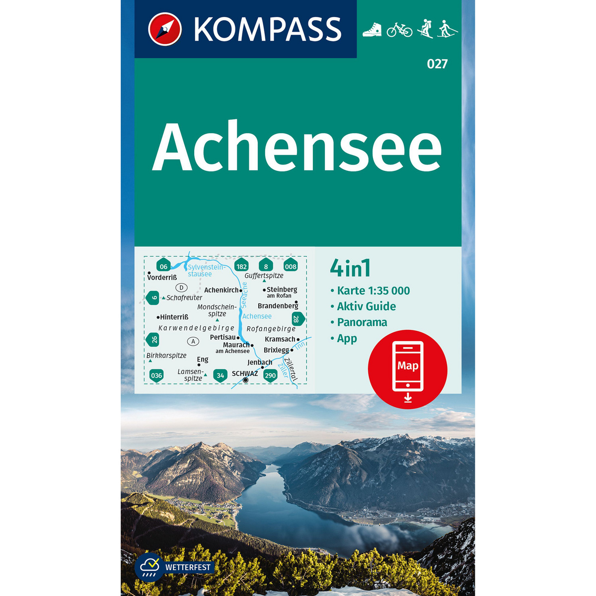 Kompass Verlag WK 27 Achensee