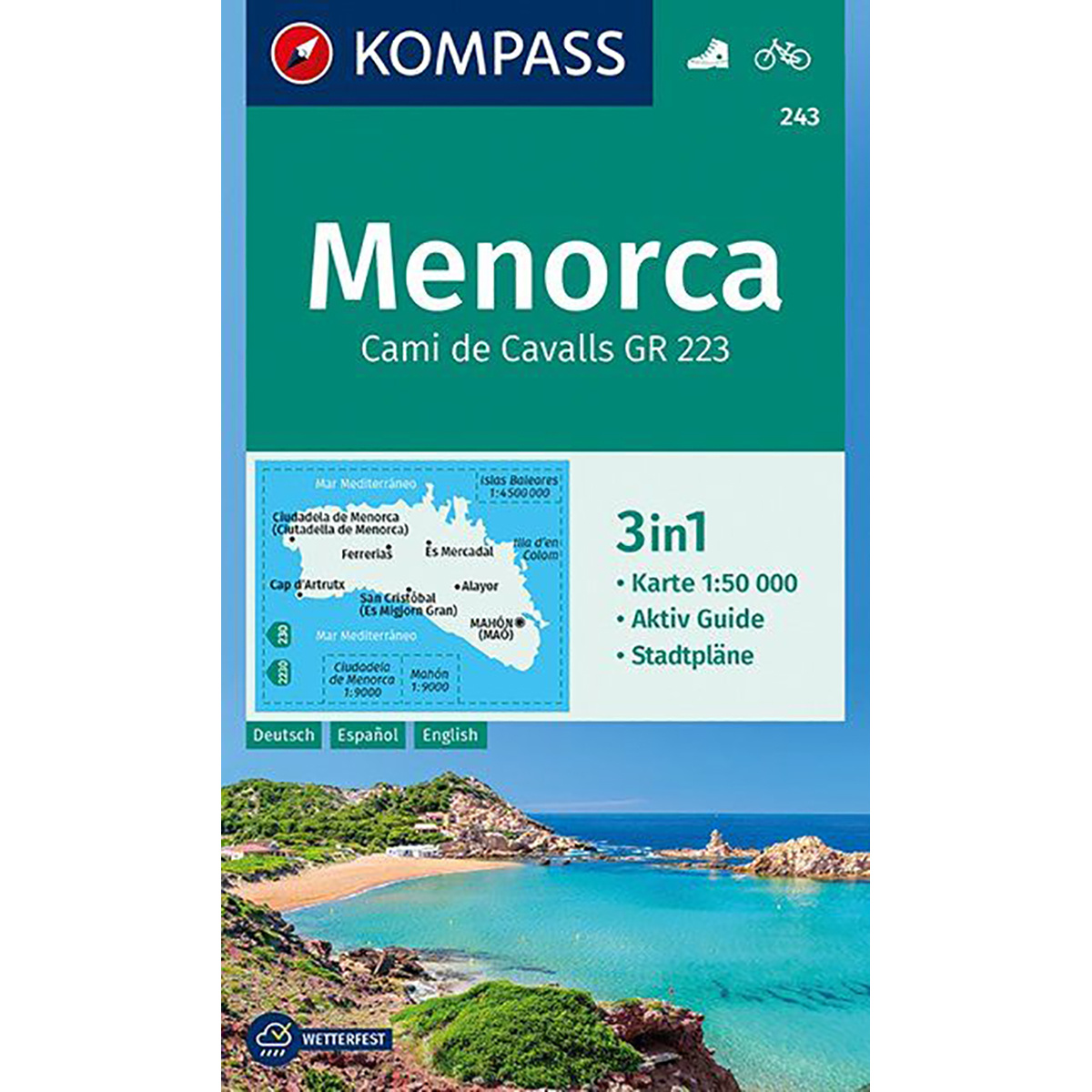 Kompass Verlag WK 243 Menorca
