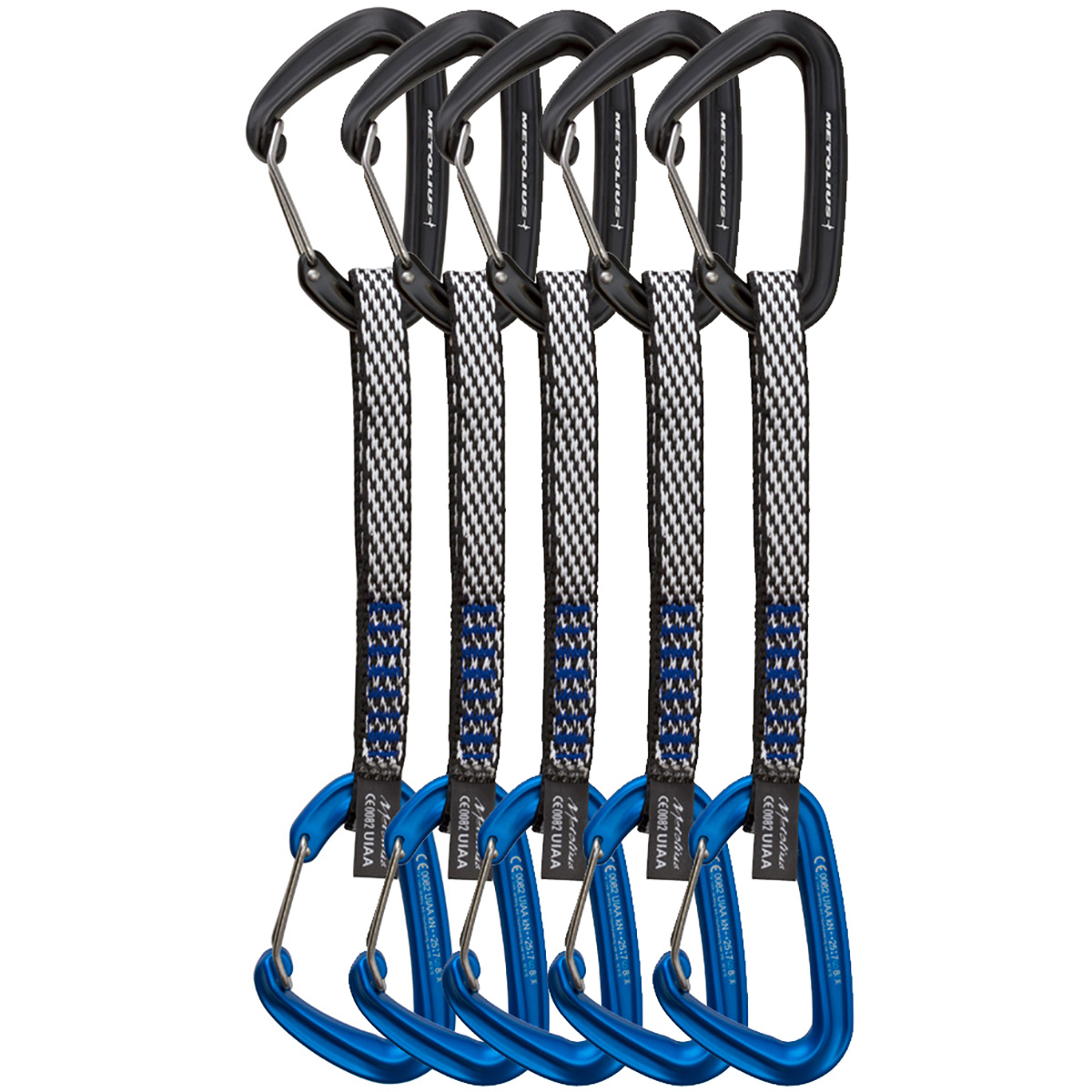 Metolius Bravo II Wiregate Expressset 5er Pack