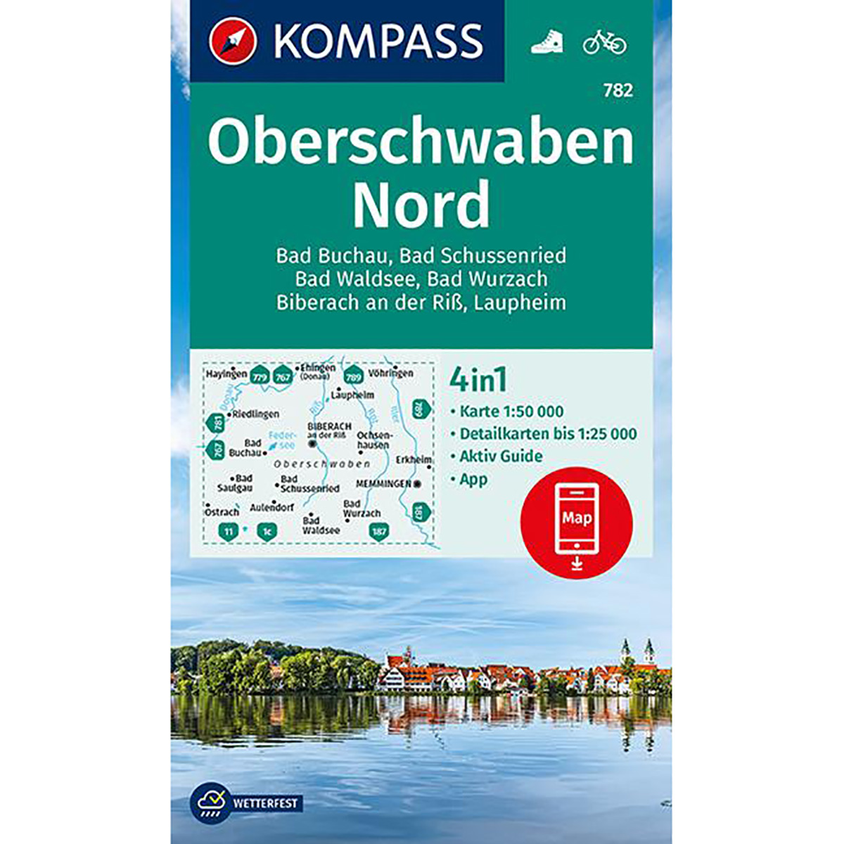 Kompass Verlag WK 782 Oberschwaben Nord