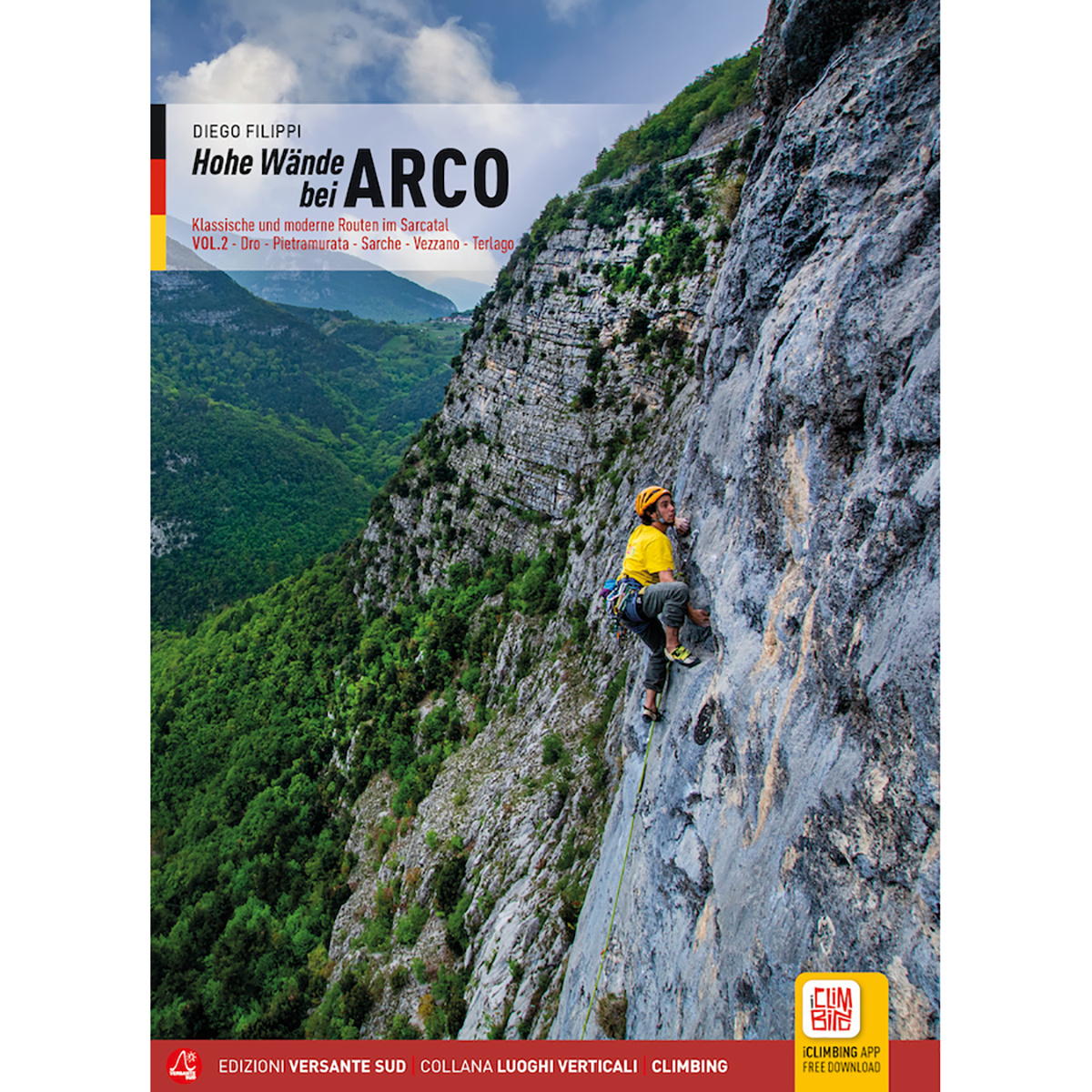 Versante Sud Hohe Wände bei Arco Kletterführer Band 2
