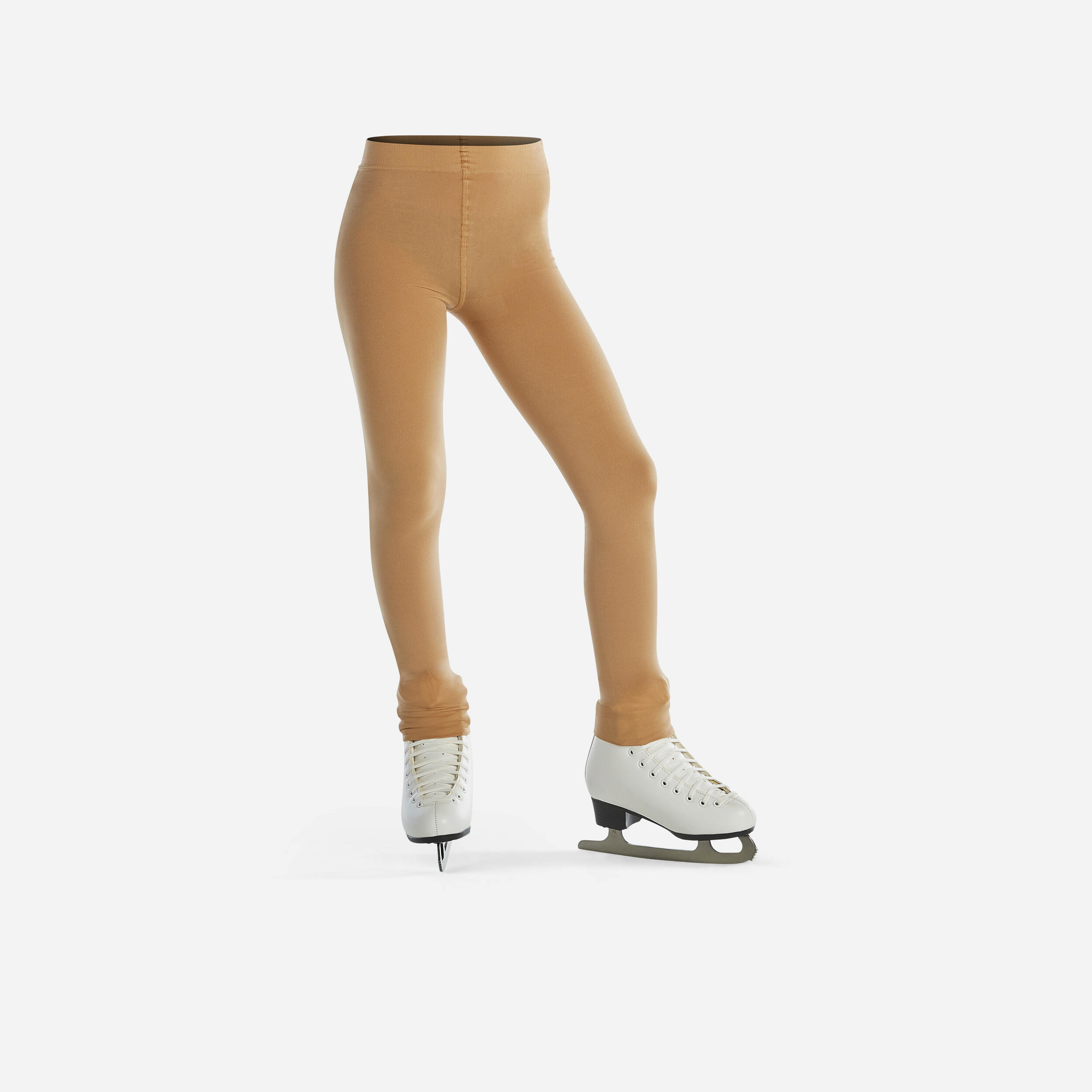 Eiskunstlauf-Strumpfhose fusslos Kinder