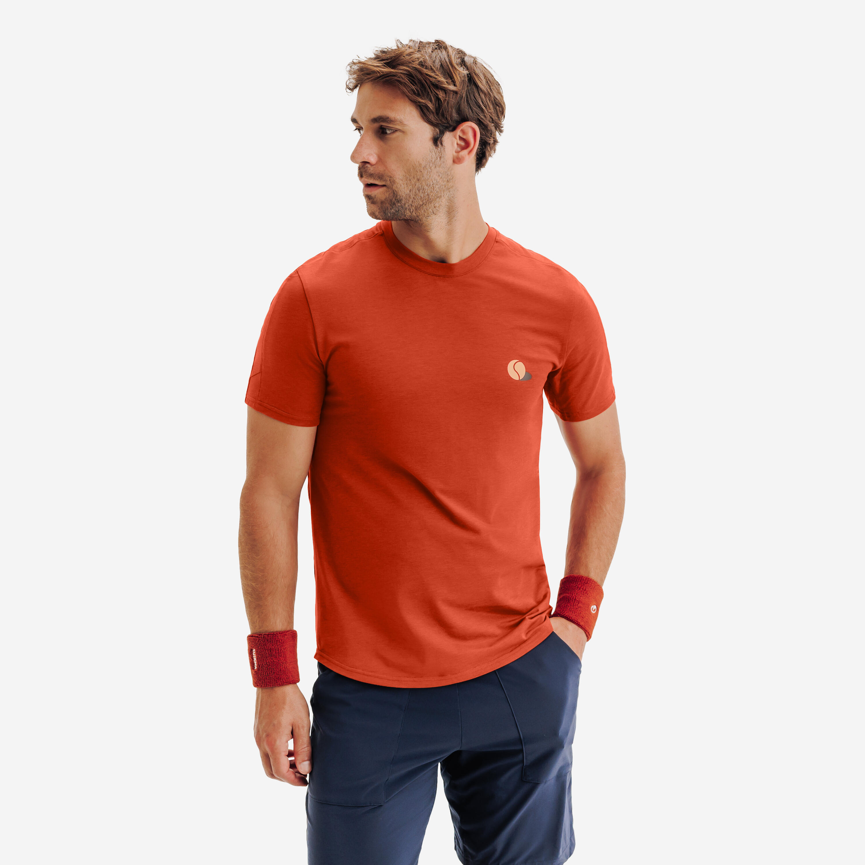 Herren Tennisshirt - TTS Soft braun