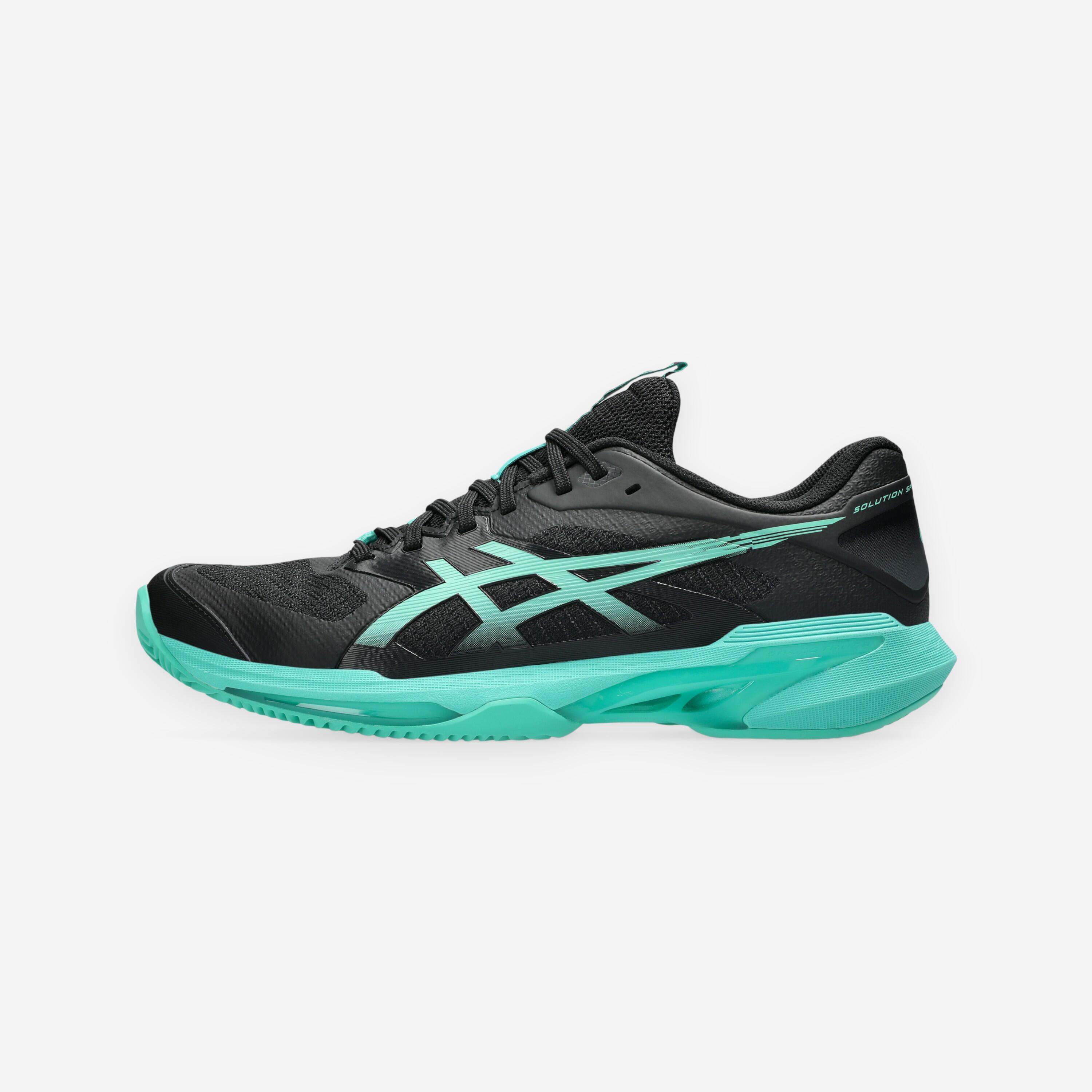 Herren Tennisschuhe Sandplatz - Solution Speed FF 4 schwarz/grün