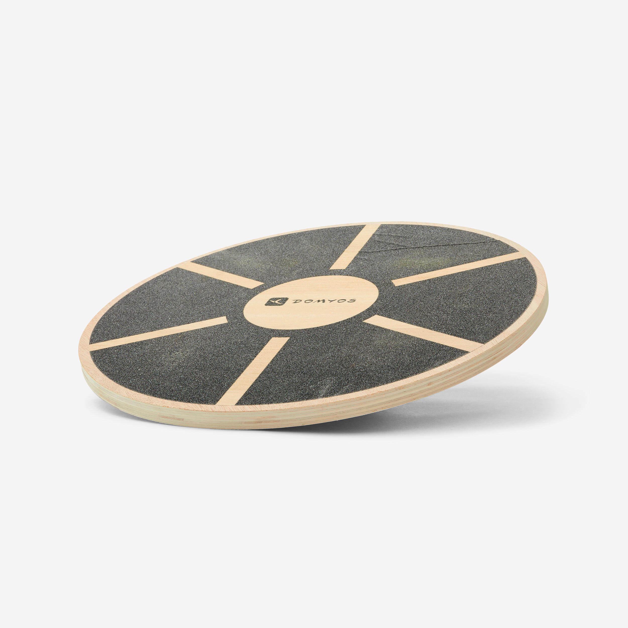 Balance Board Fitness aus Holz schwarz