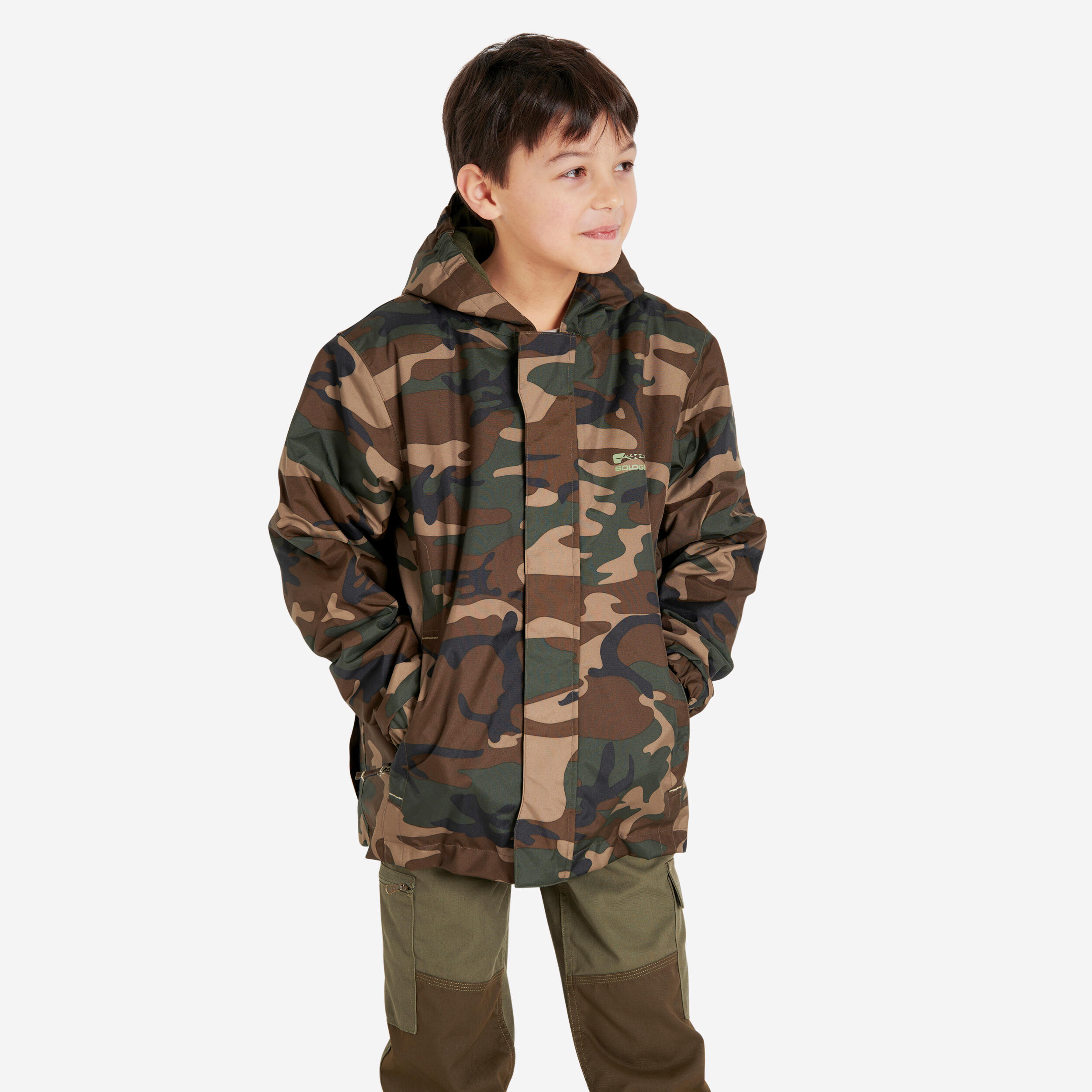 Jacke Woodland 100 warm Kinder