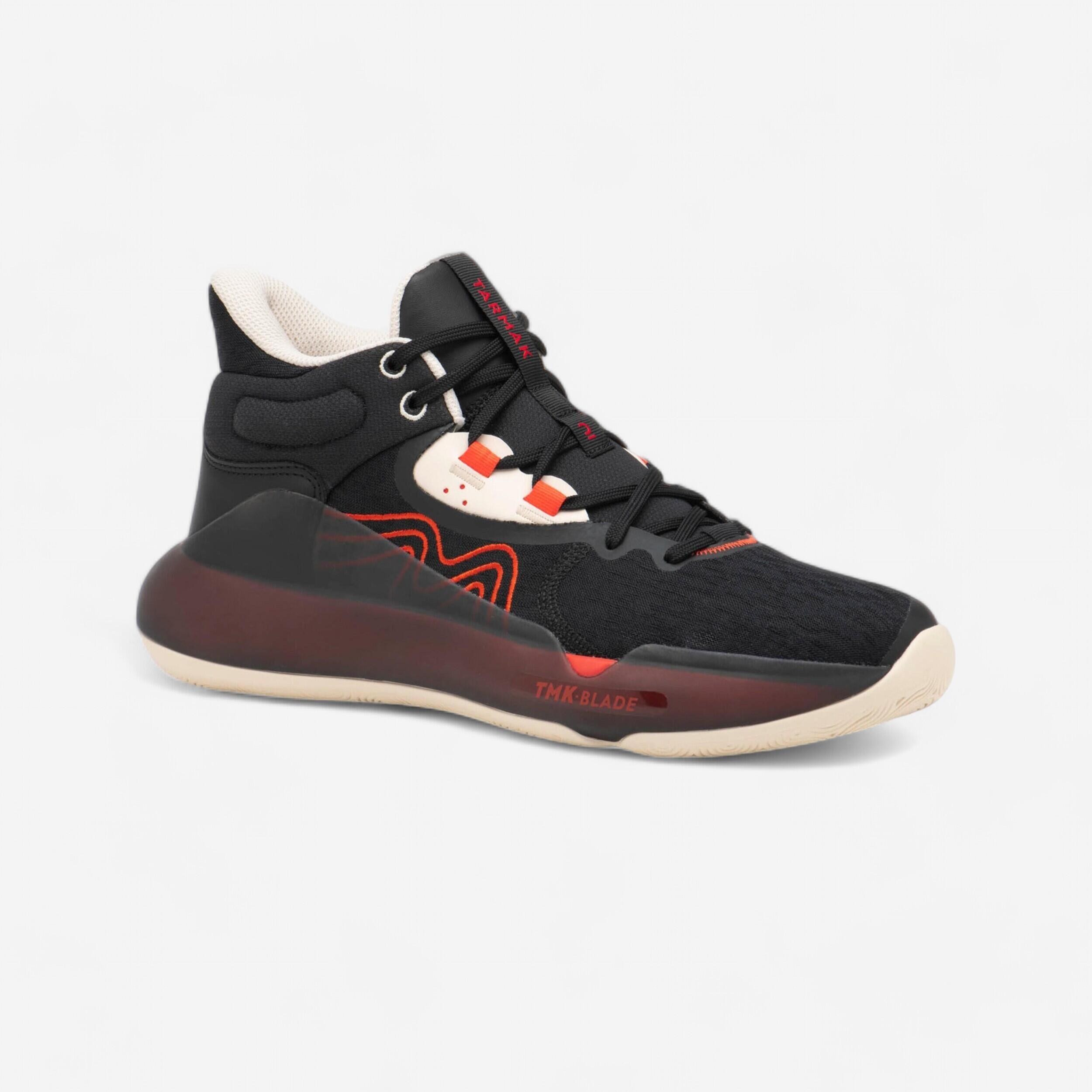 Damen/Herren Basketball Schuhe hoch - SE 500 High schwarz