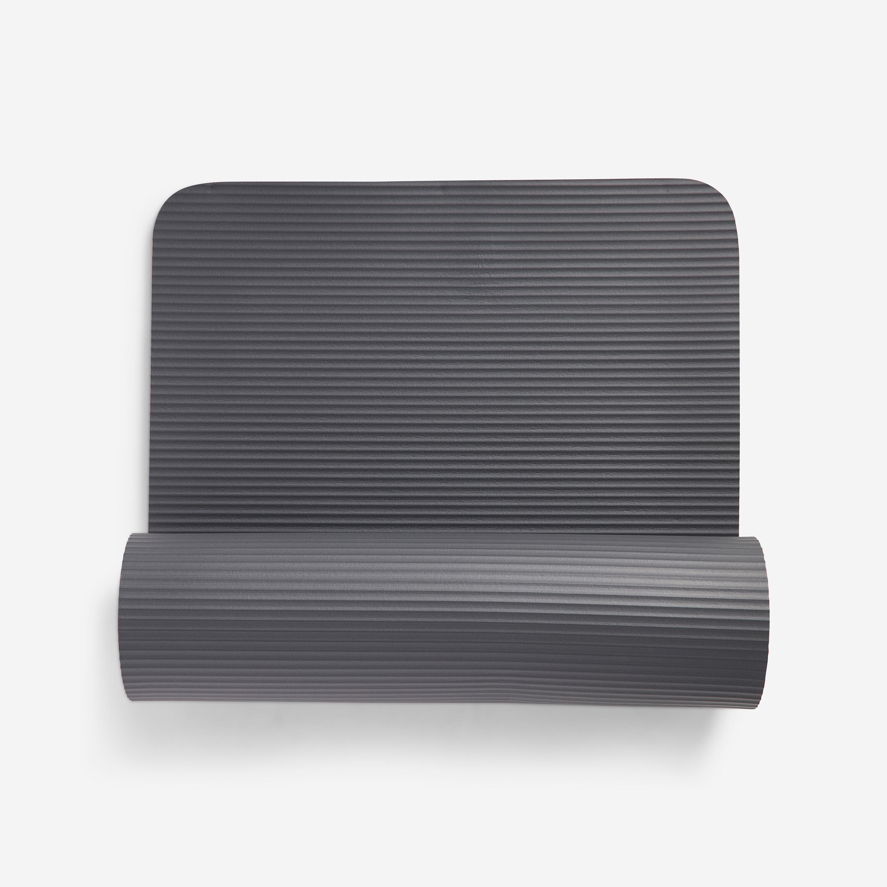 Pilatesmatte breit ultrabequem Dicke 20 mm - schwarz
