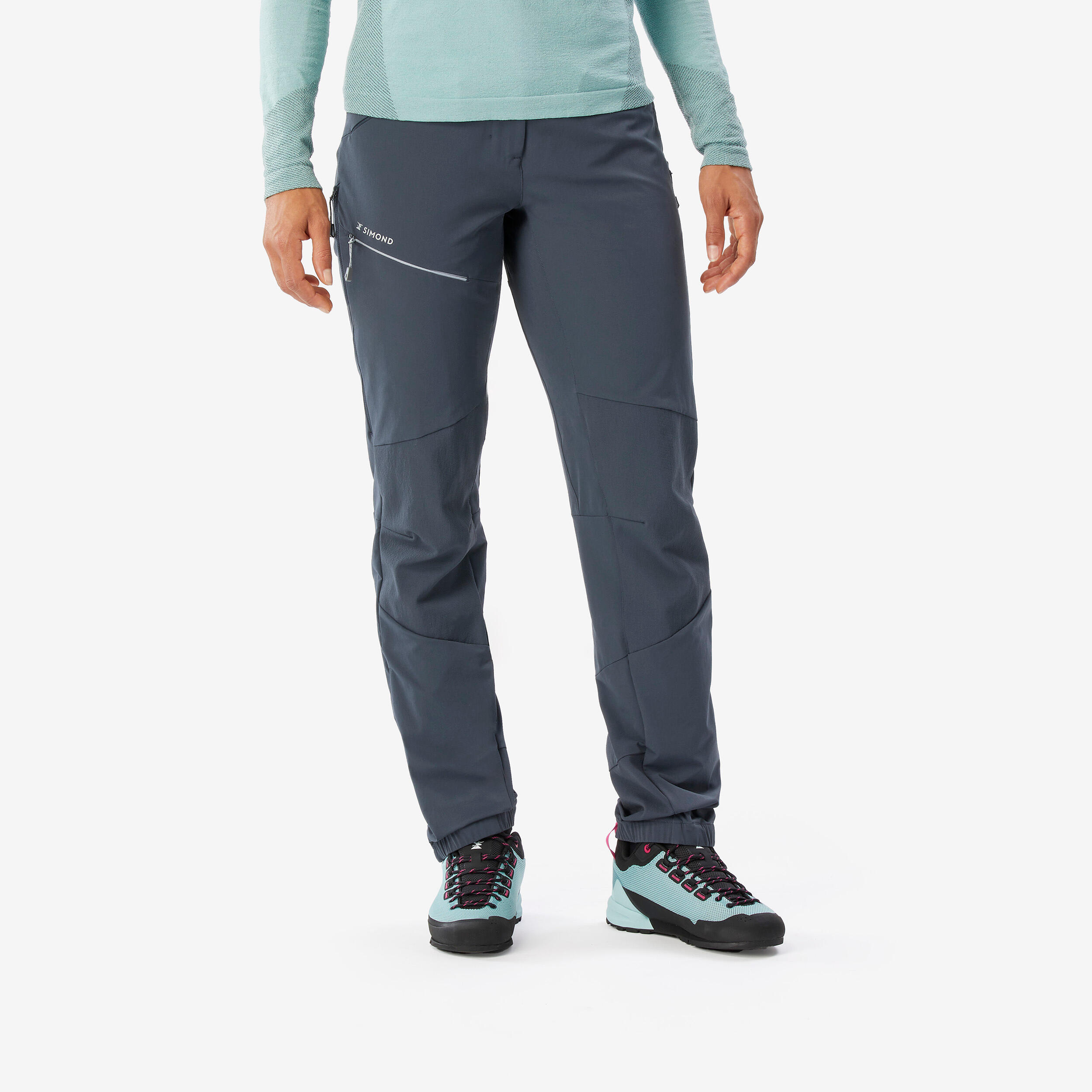 Damen Hose – Alpinism Light Evo dunkelgrau
