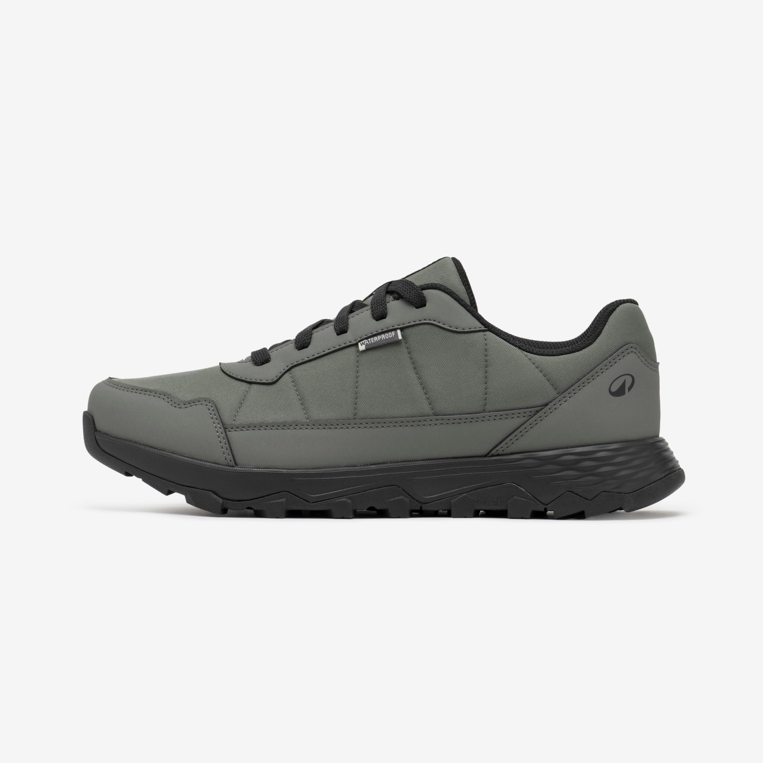 Wanderschuhe Herren wasserdicht Wandern - NH100 WP grau