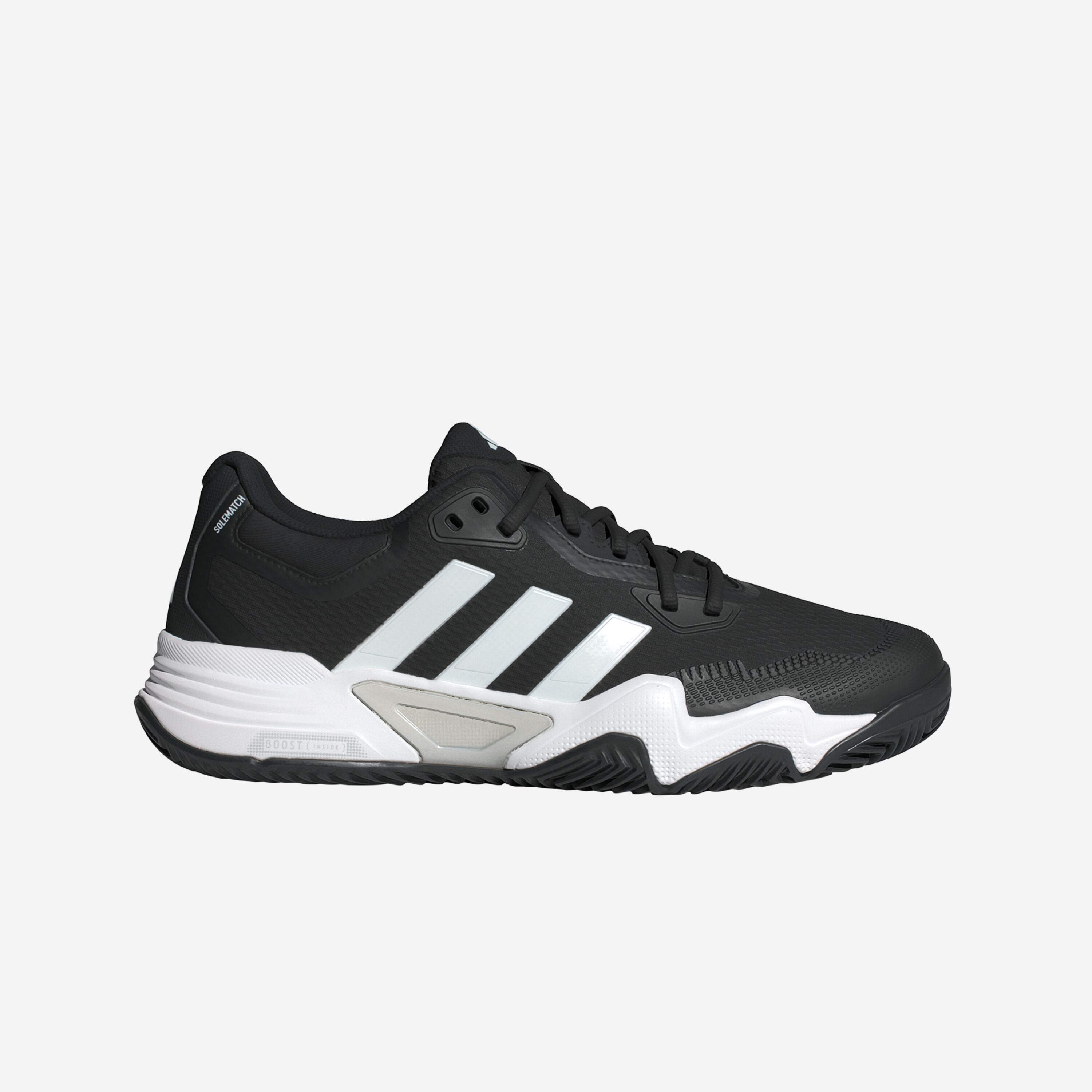 Herren Tennisschuhe Sandplatz - Solematch Control 2 weiß/schwarz