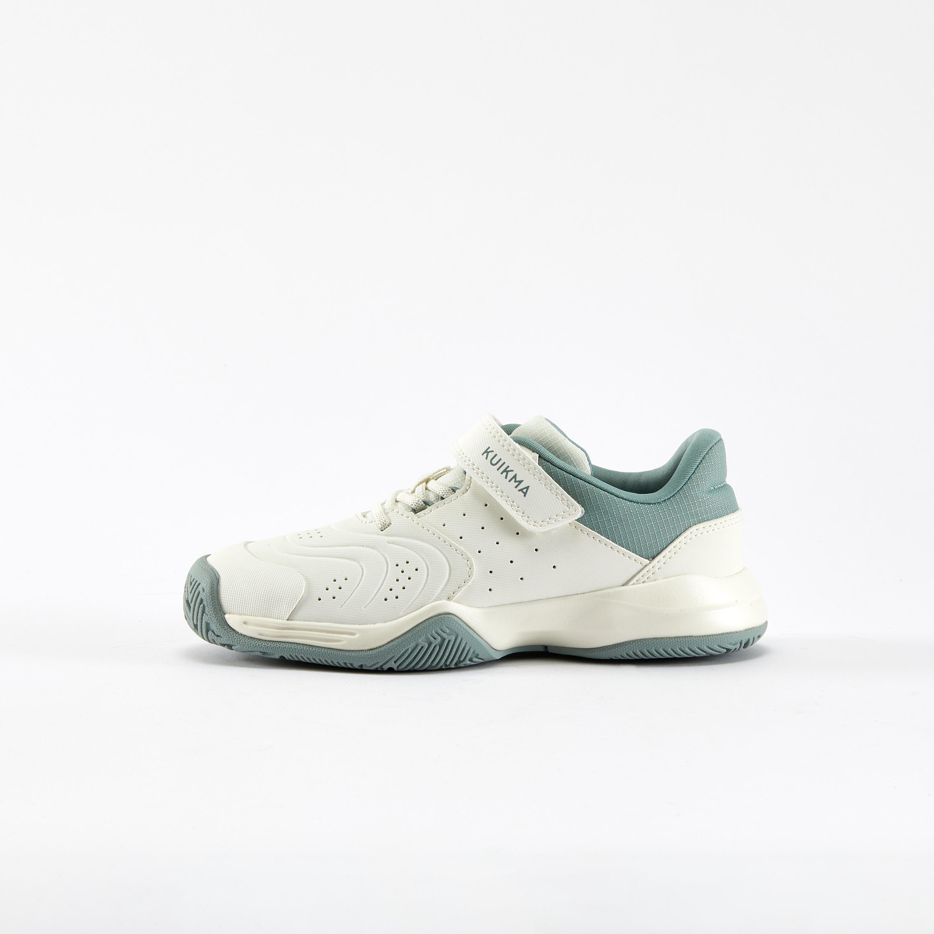 Kinder Tennisschuhe mit Klettverschluss - TS Strong Kd weiß