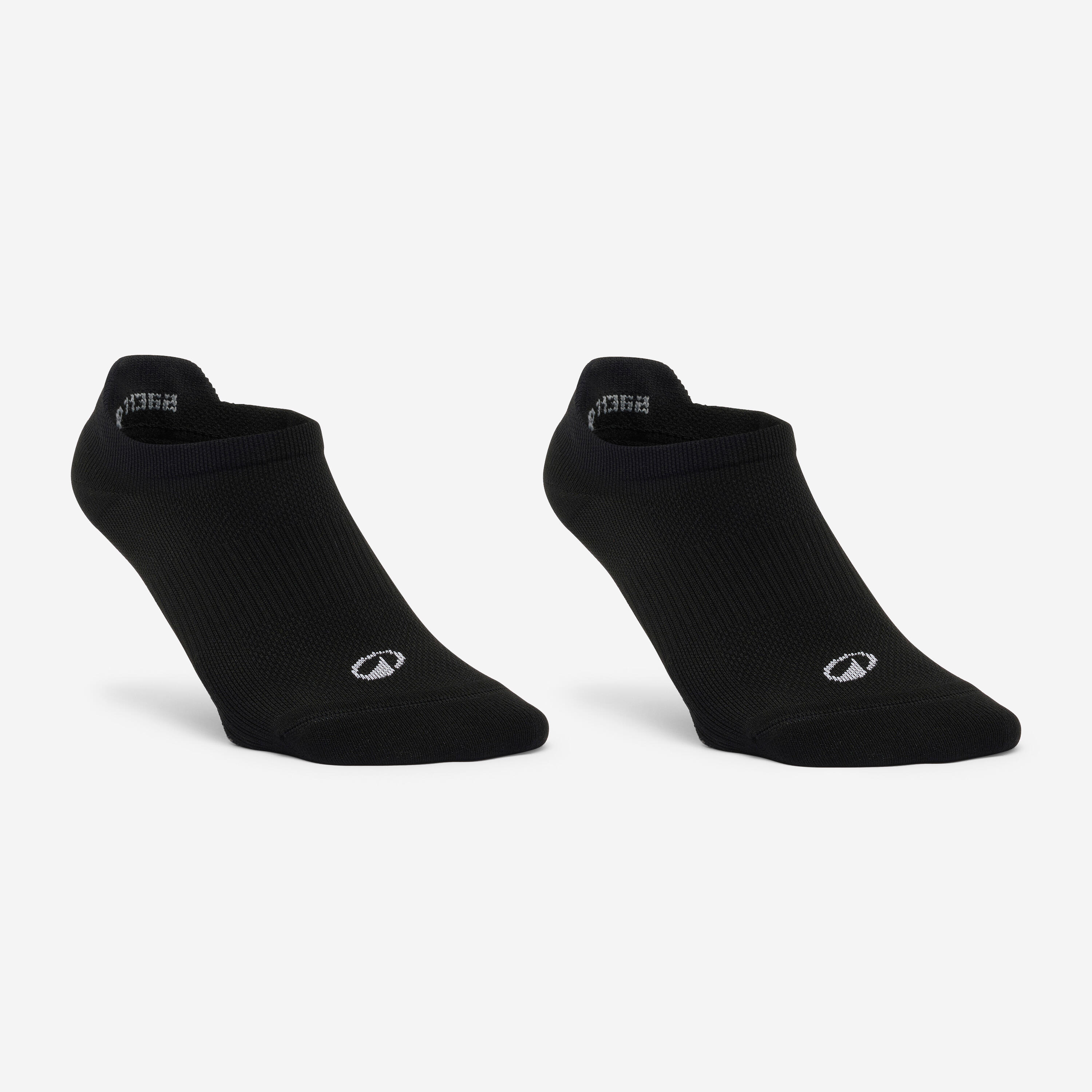 Sportsocken Invisible 2er-Pack - schwarz