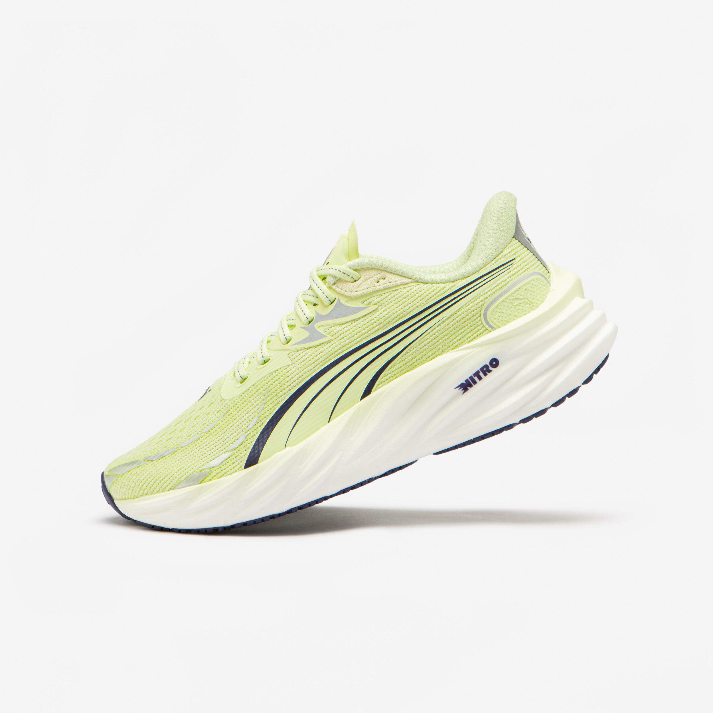 Laufschuhe Damen PUMA - Velocity Nitro 4 gelb/weiß