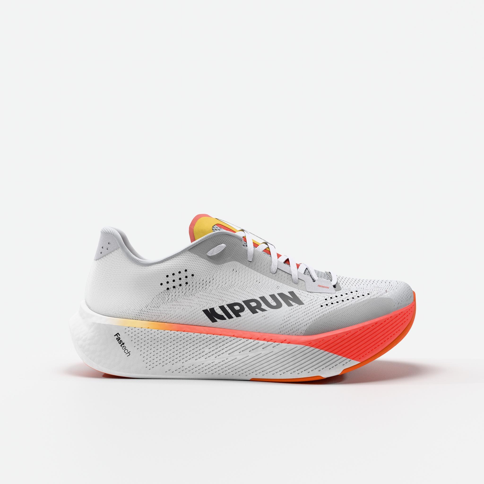 Laufschuhe Straße Herren - Kipride hellgrau/orange