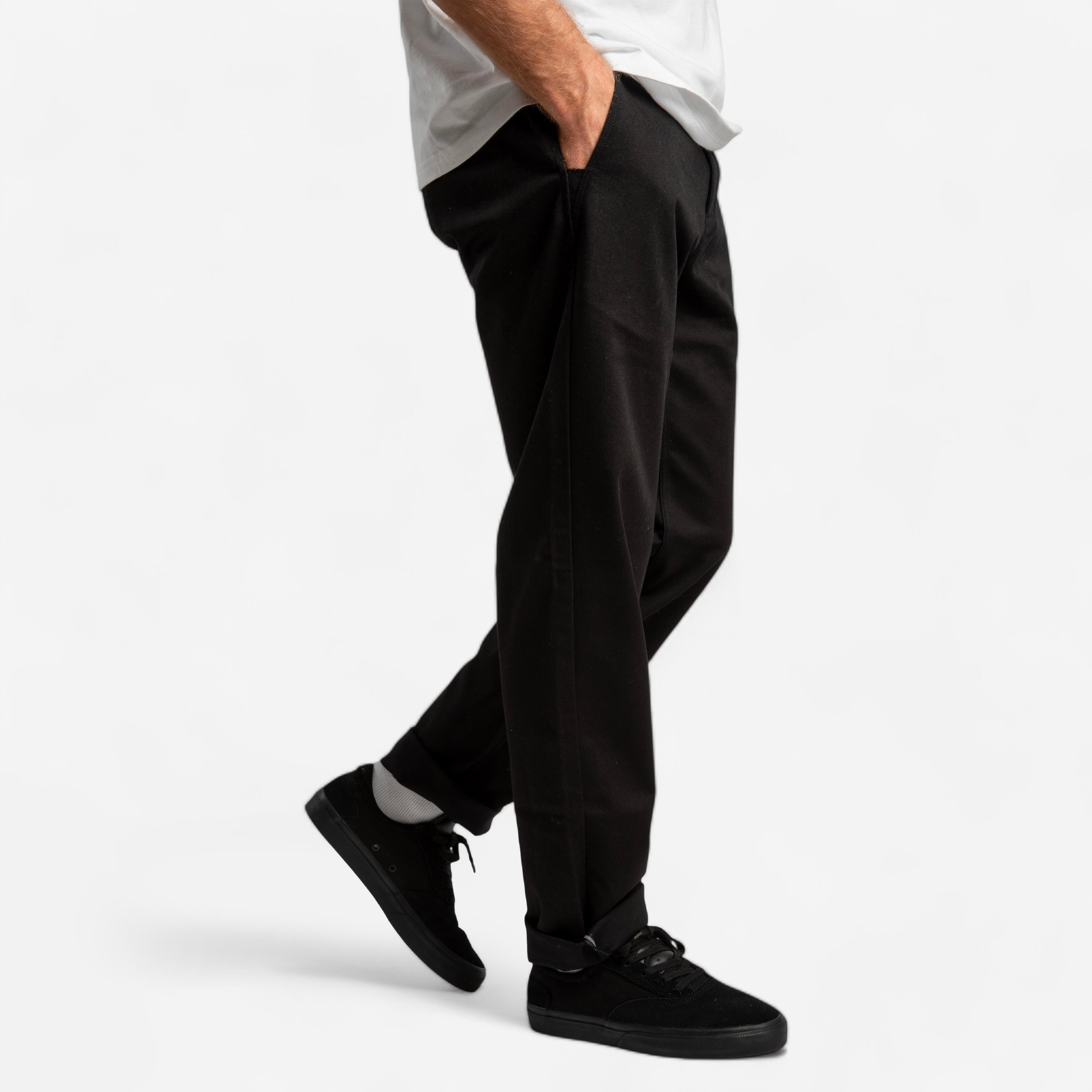 Hose Skateboarding Chinohose - CN500 Heavy schwarz