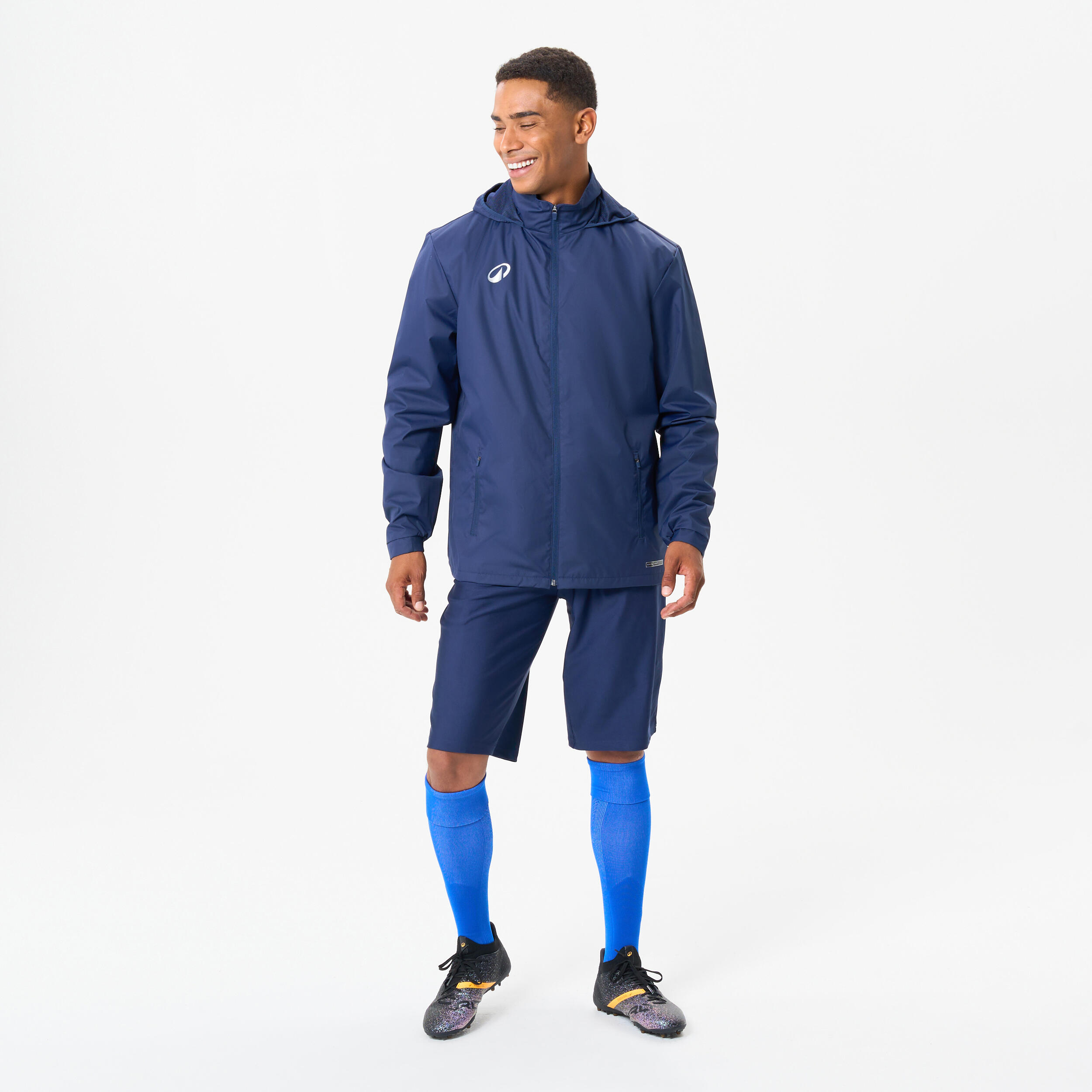 Damen/Herren Fußballhose knielang ‒ Viralto  marineblau/blau