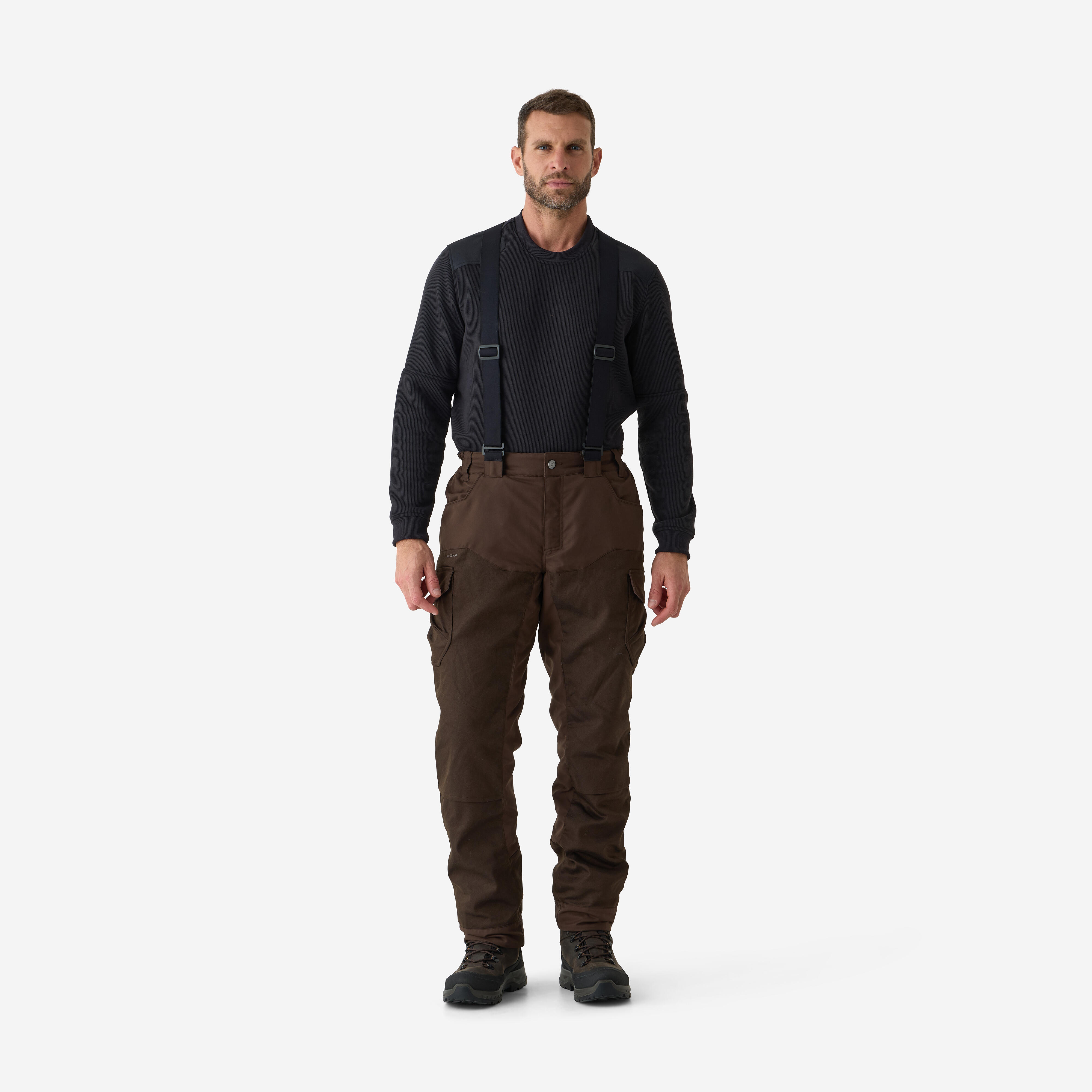 Hose 900 warm geräuscharm braun