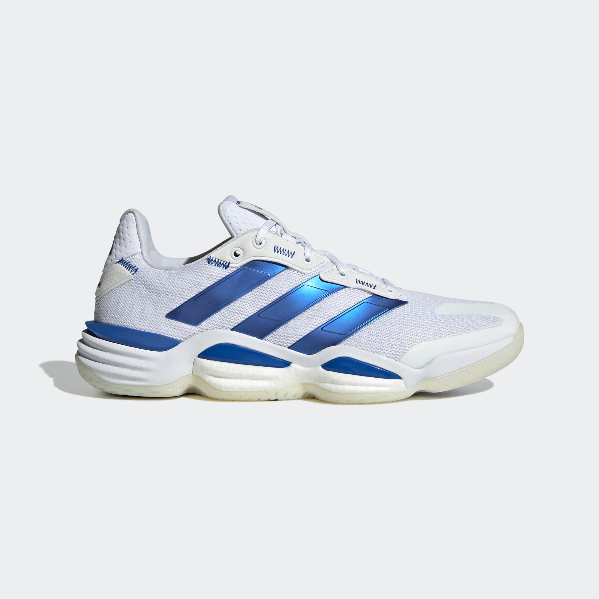 Damen/Herren Handballschuhe - ADIDAS Stabil 16 weiß/blau