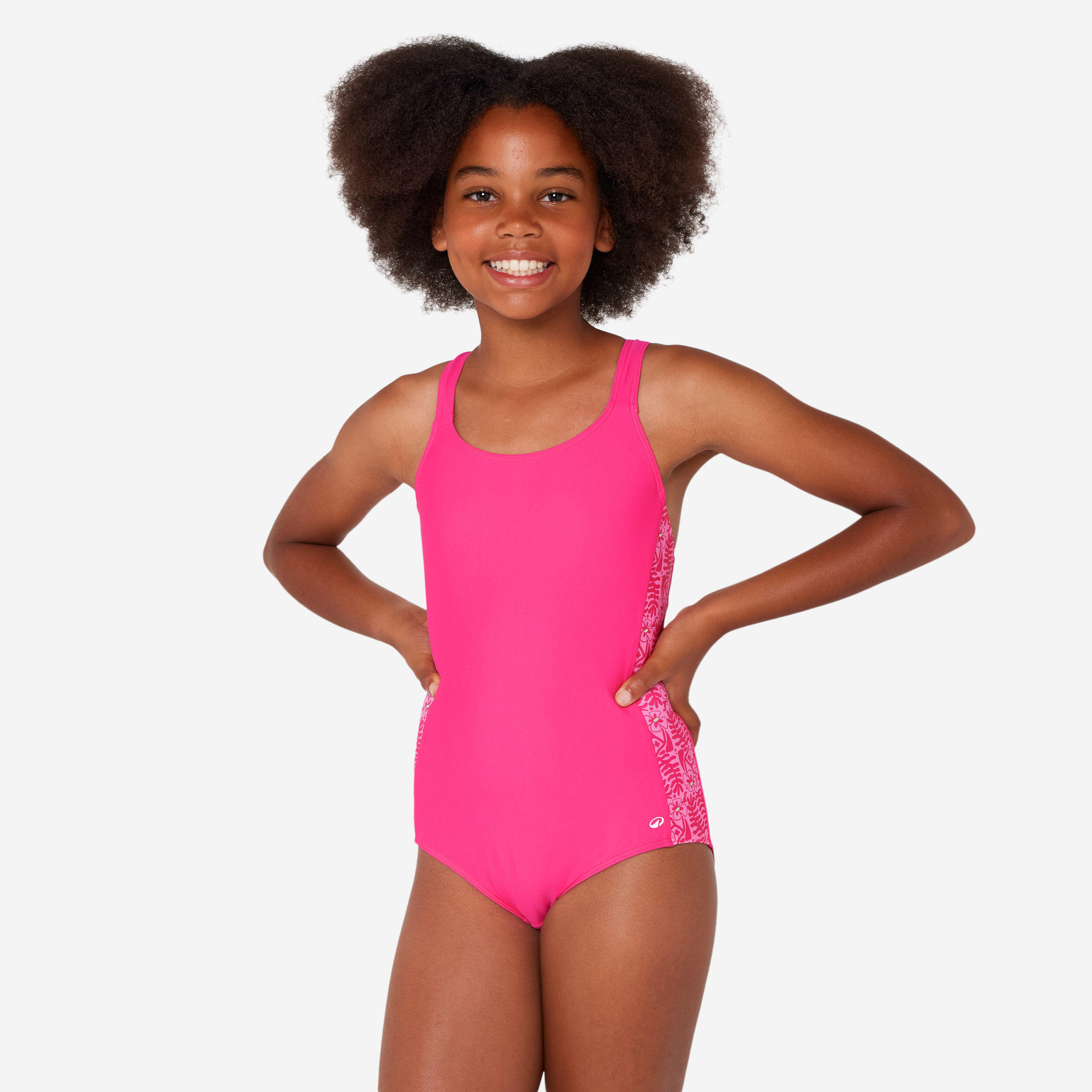 Badeanzug Mädchen - 100 Viki rosa