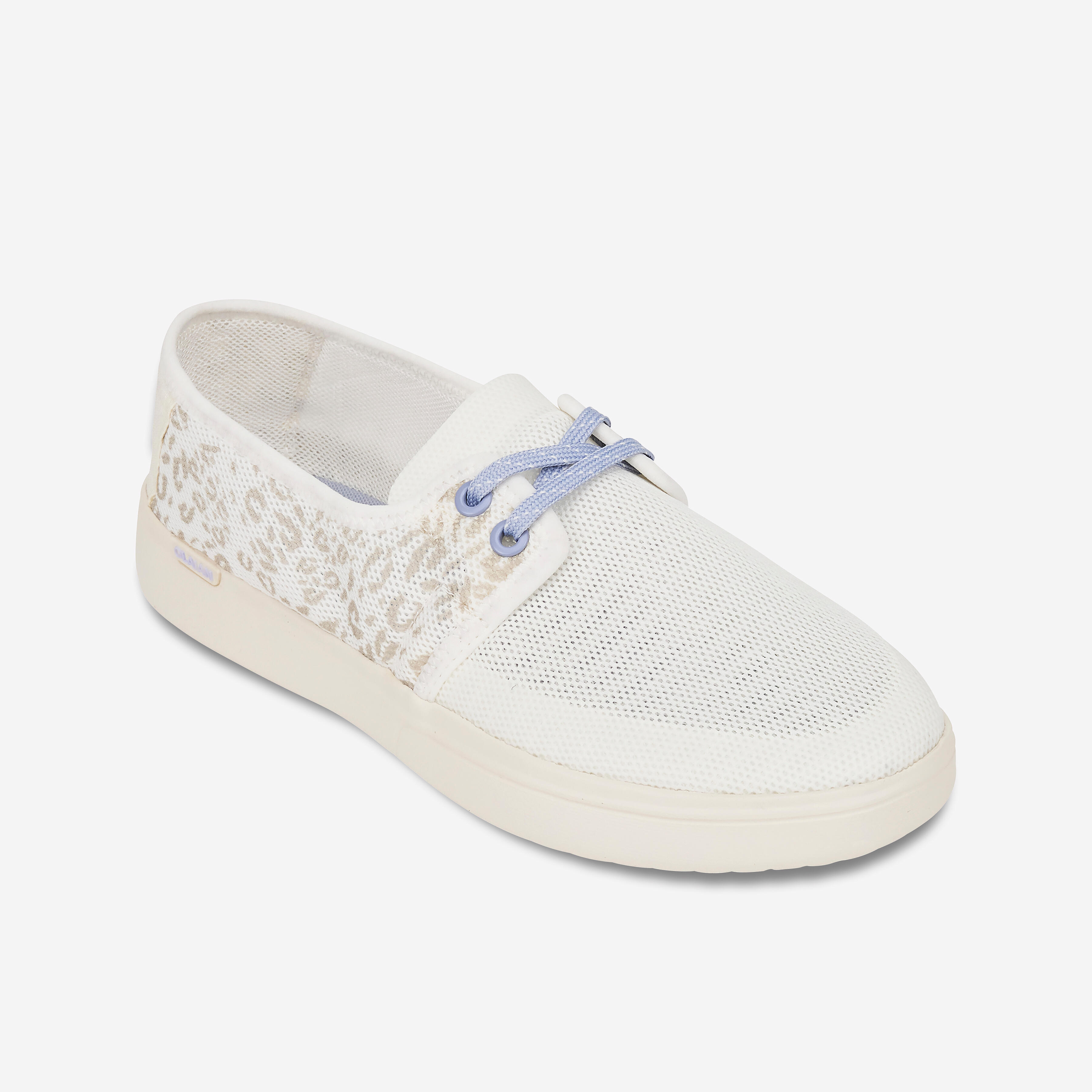 Strandschuhe Damen Areeta Leopard weiß