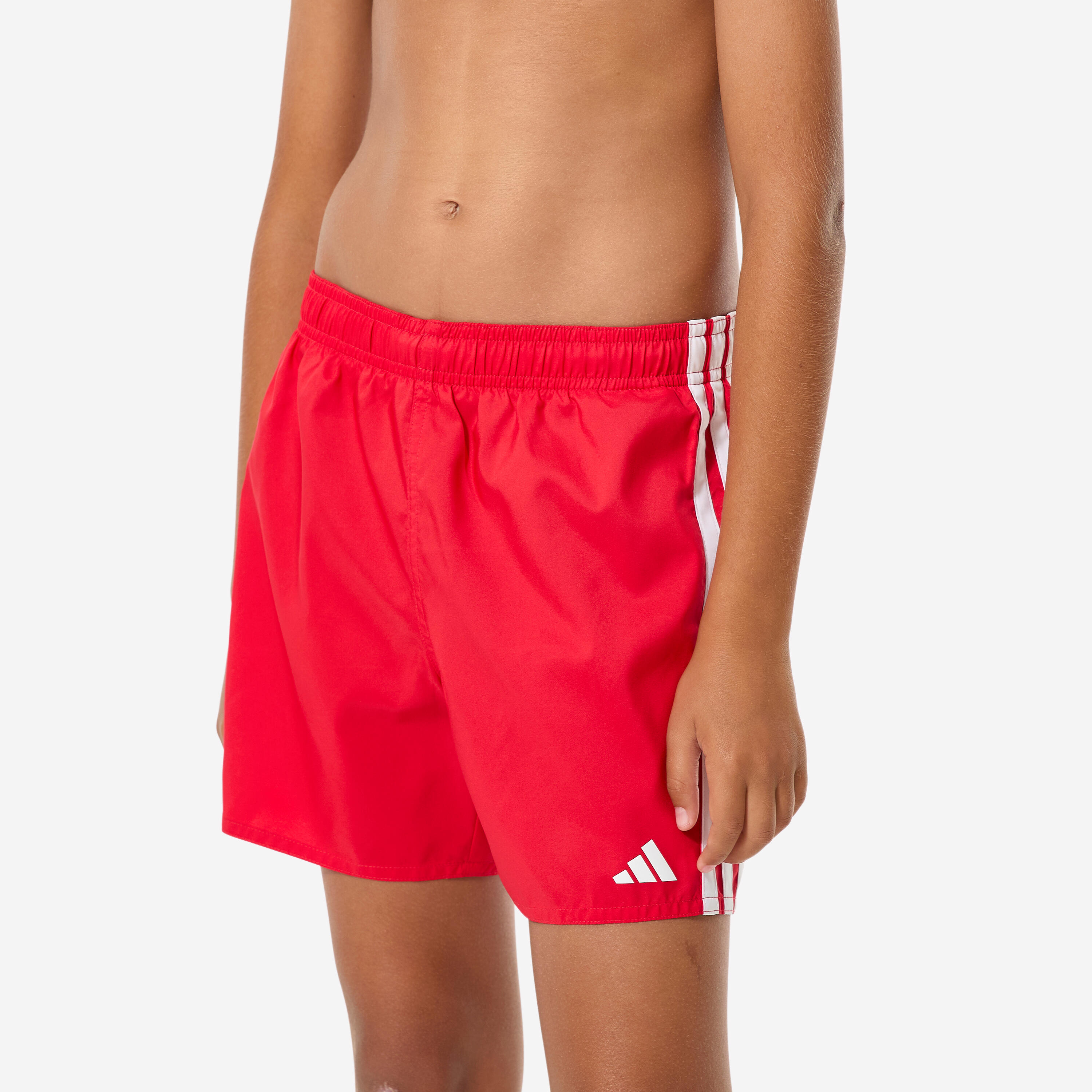Schwimmshorts Jungen ADIDAS - rot/weiß