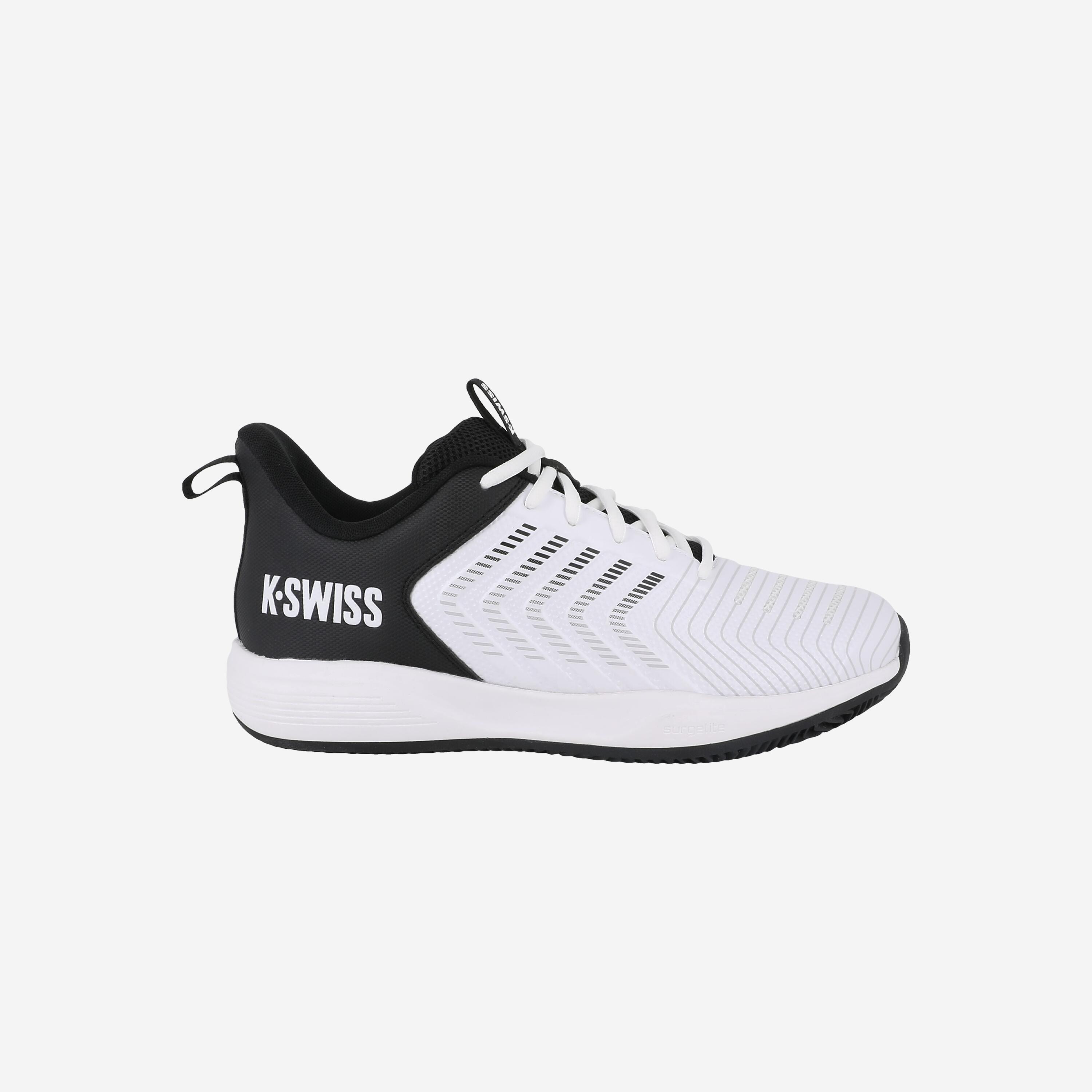 Herren Tennisschuhe Sandplatz - Ultrashot Light weiß/schwarz
