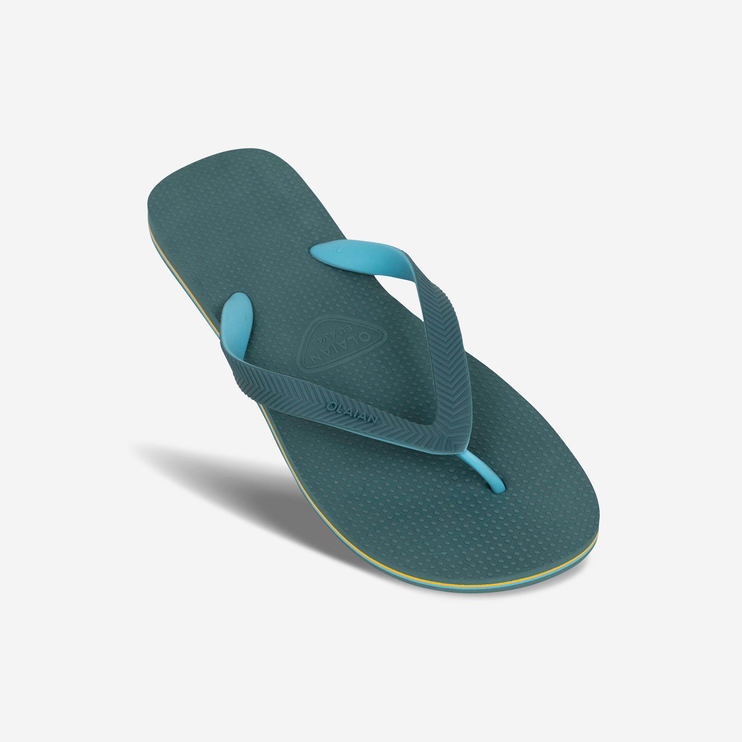 Zehensandalen Herren 500 grün