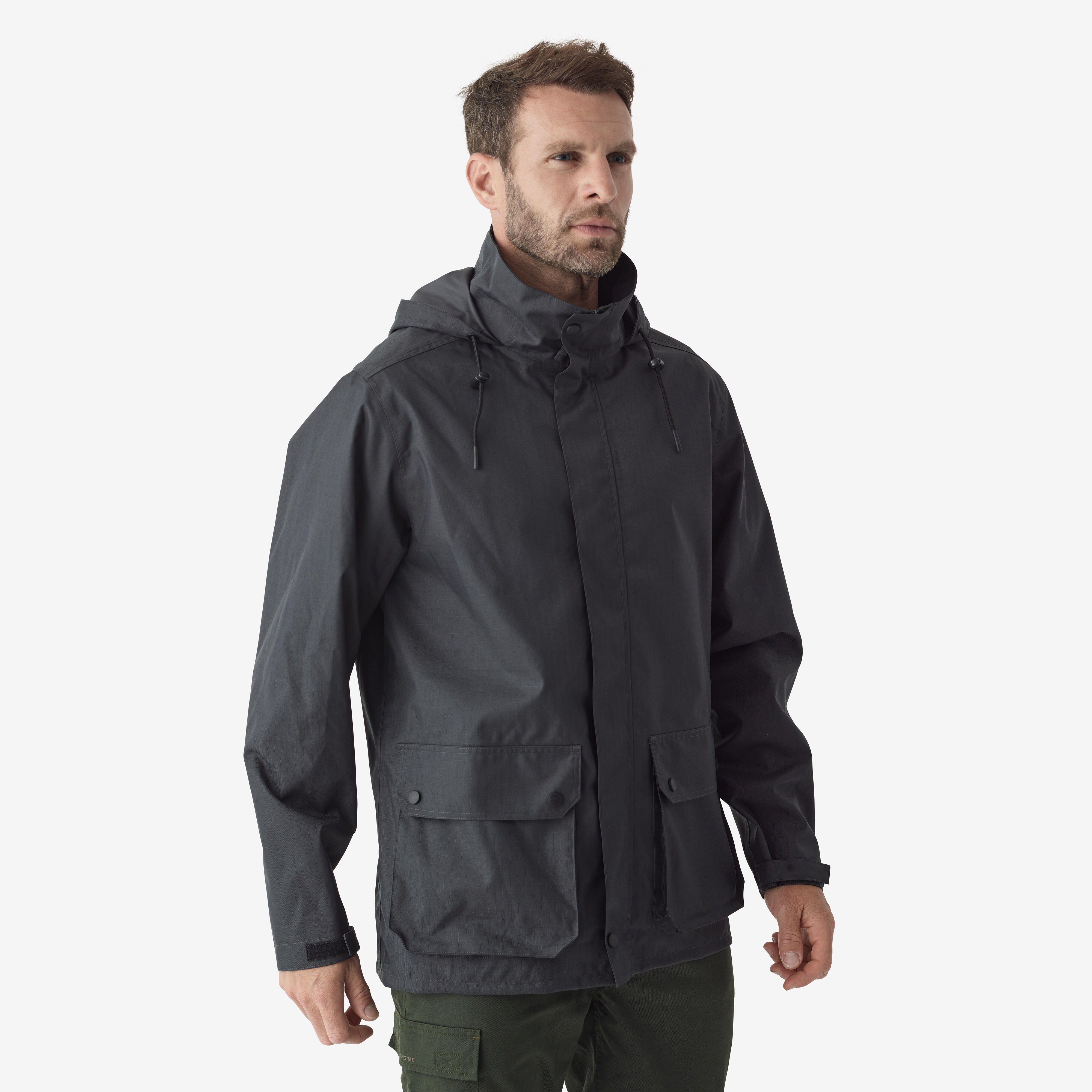 Jagdjacke Angeljacke 500 grau