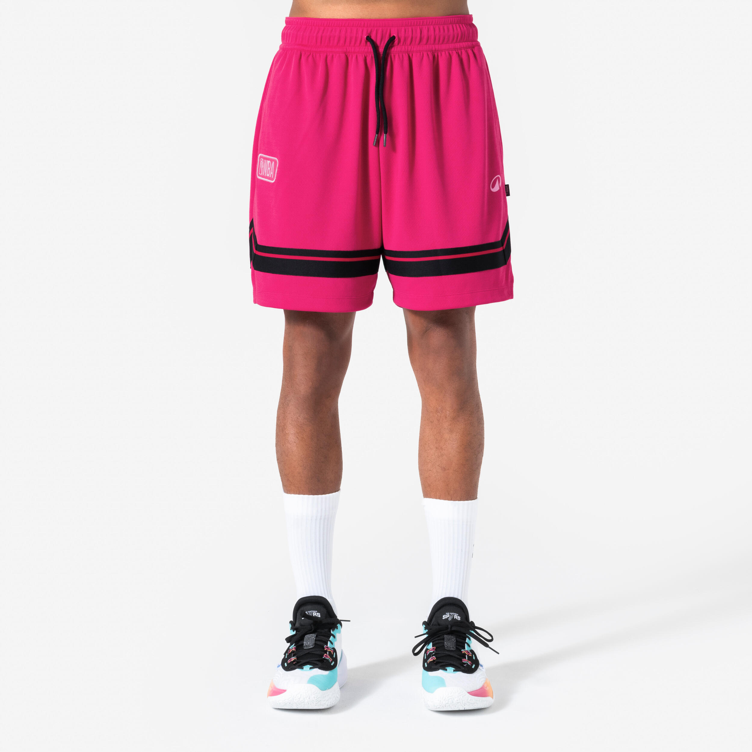 Damen/Herren Basketball Shorts NBA - SH900 rosa