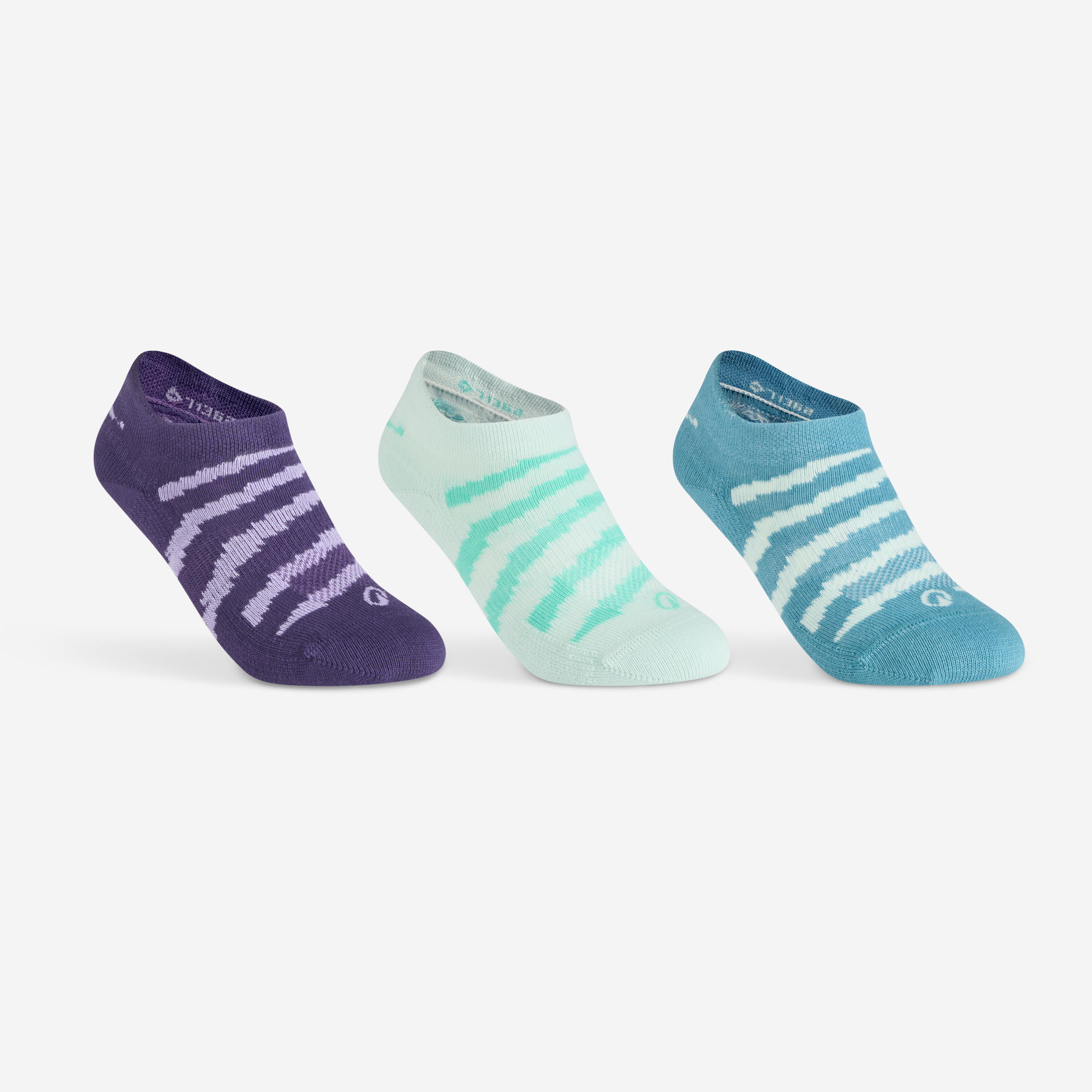 Kinder Tennissocken Low 3er Pack - RS 160 grün/violett
