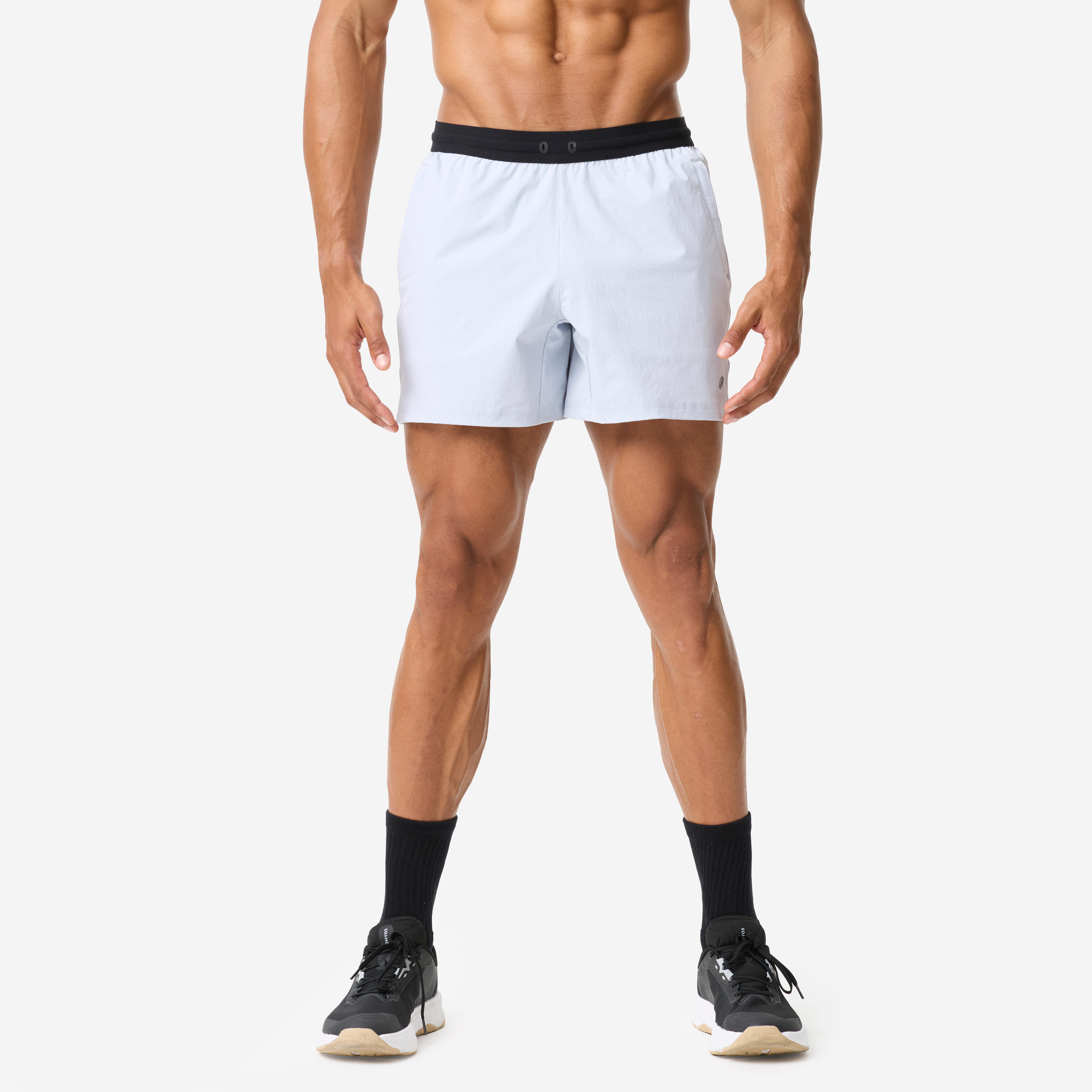 Shorts leicht Bodybuilding - hellblau