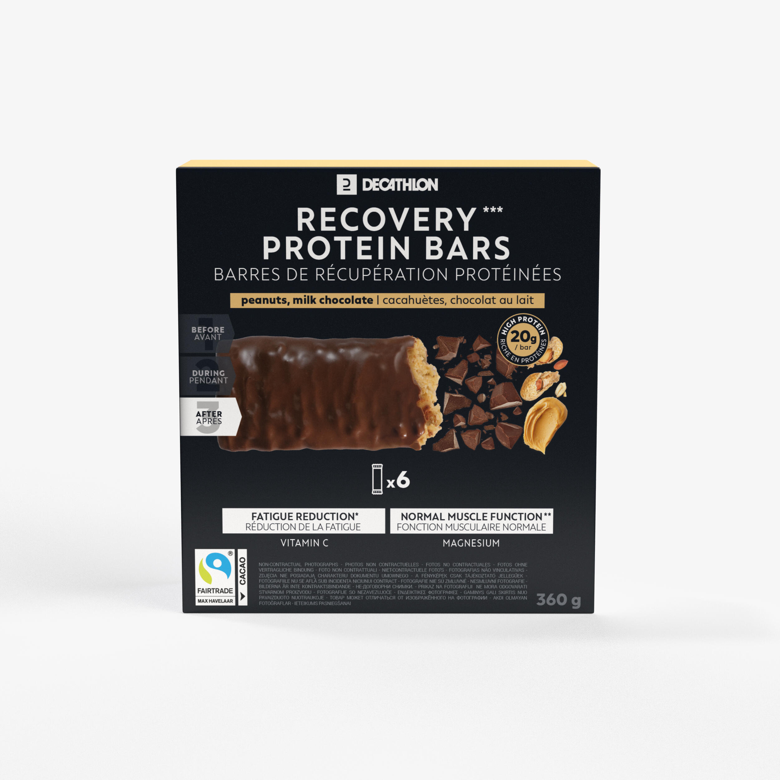 Proteinriegel Regeneration Schoko/Erdnuss 6 Stück