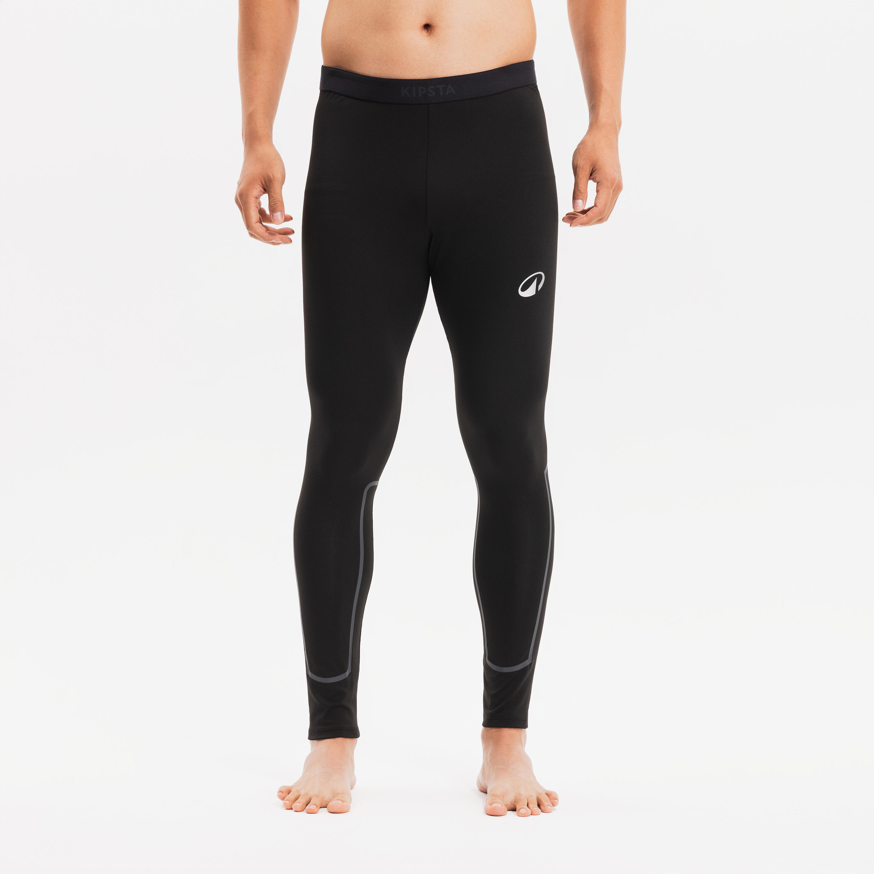 Damen/Herren Fußball Funktionstights - Keepcomfort schwarz