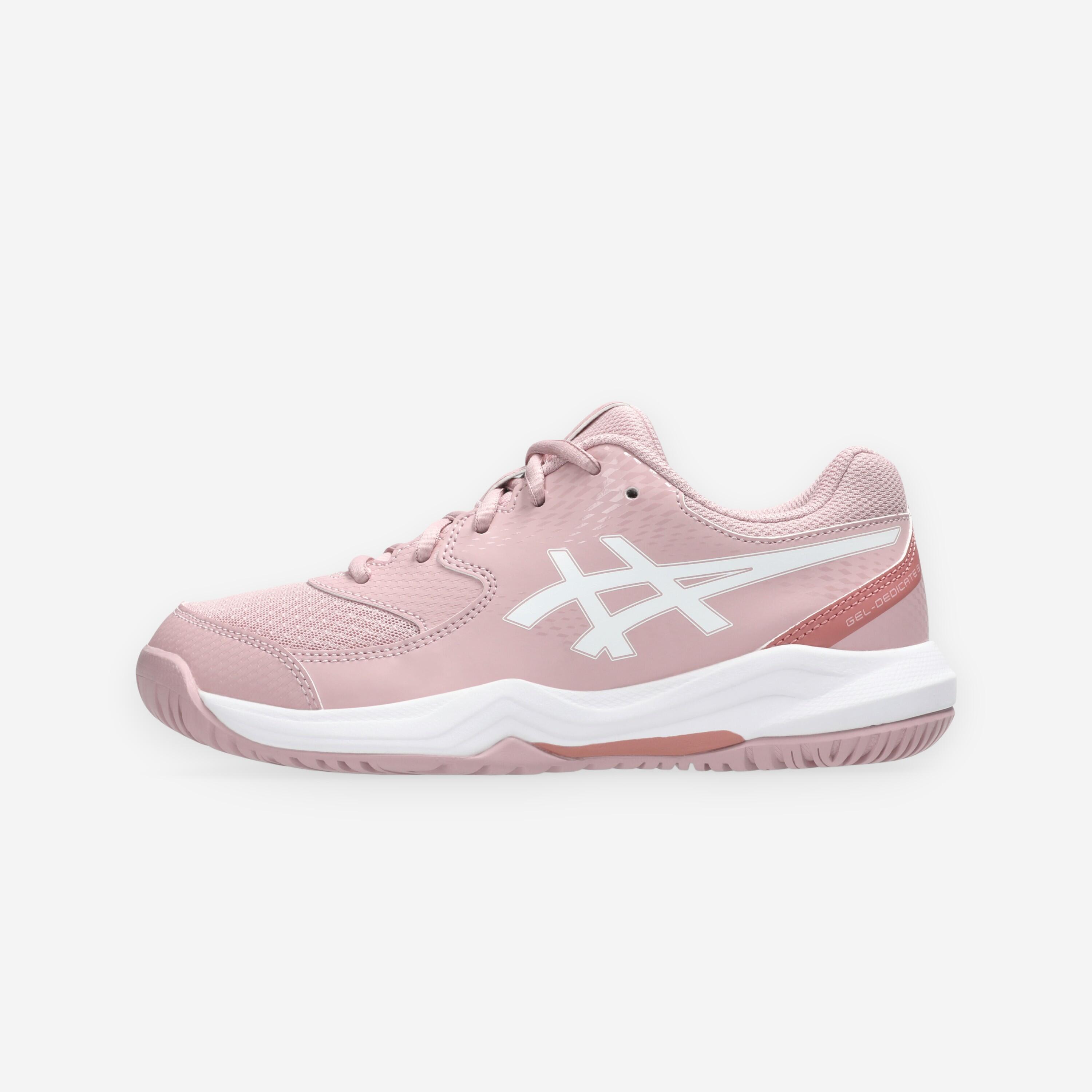 Kinder Tennisschuhe Multicourt - Dedicate Jr rosa/weiß