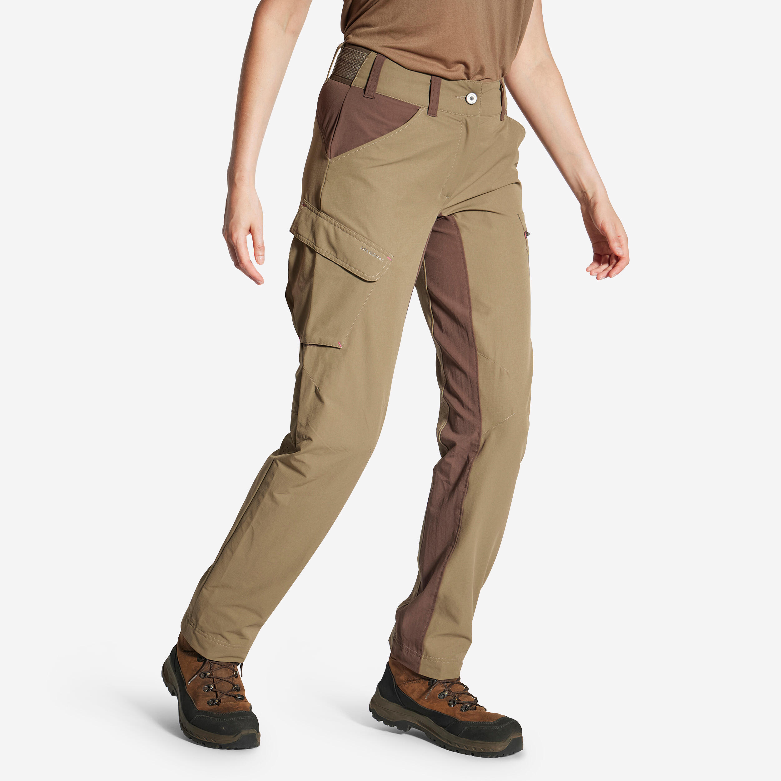 Jagdhose DAMEN 500 leicht, atmungsaktiv braun