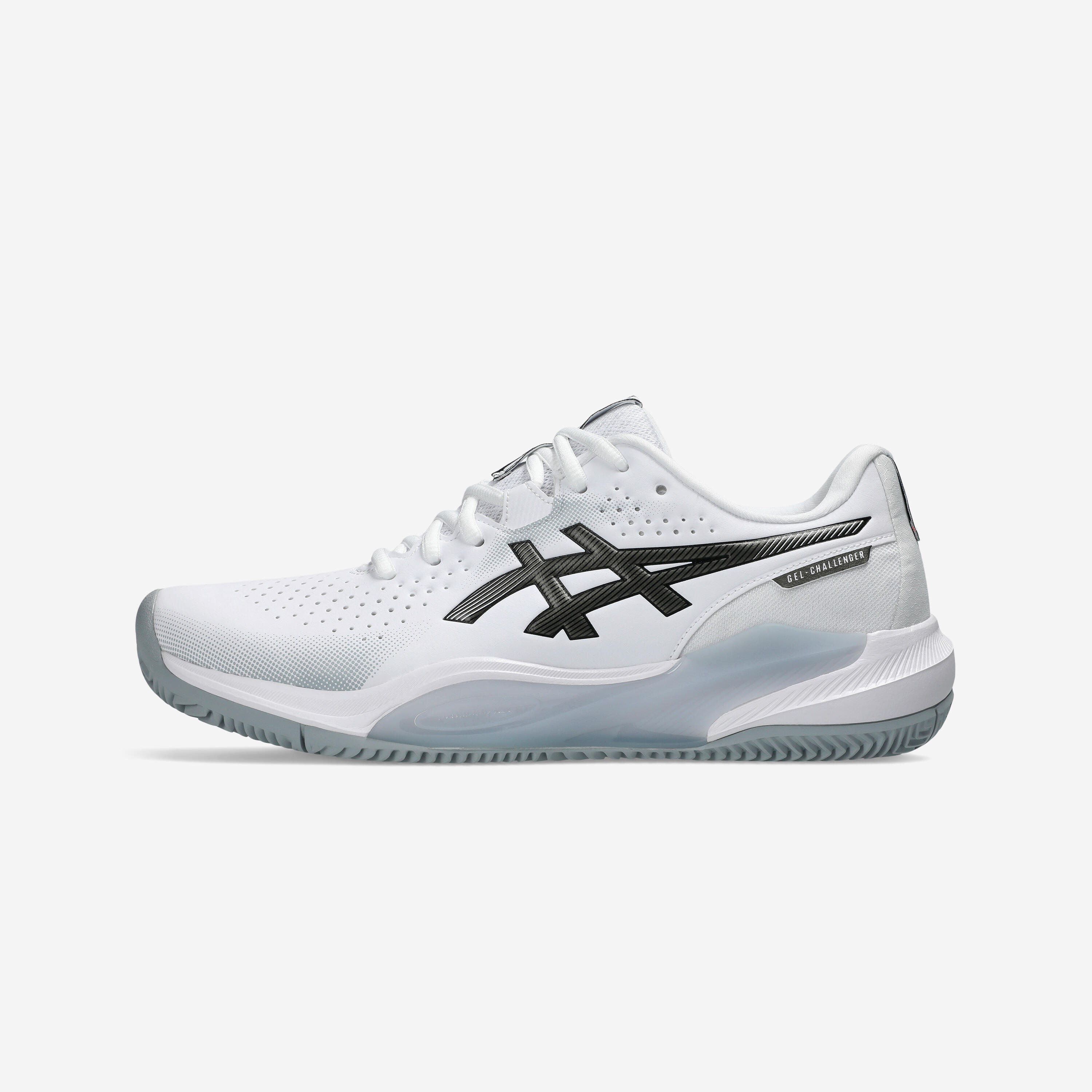 Herren Tennisschuhe Sandplatz - Gel Challenger 15 weiss/schwarz