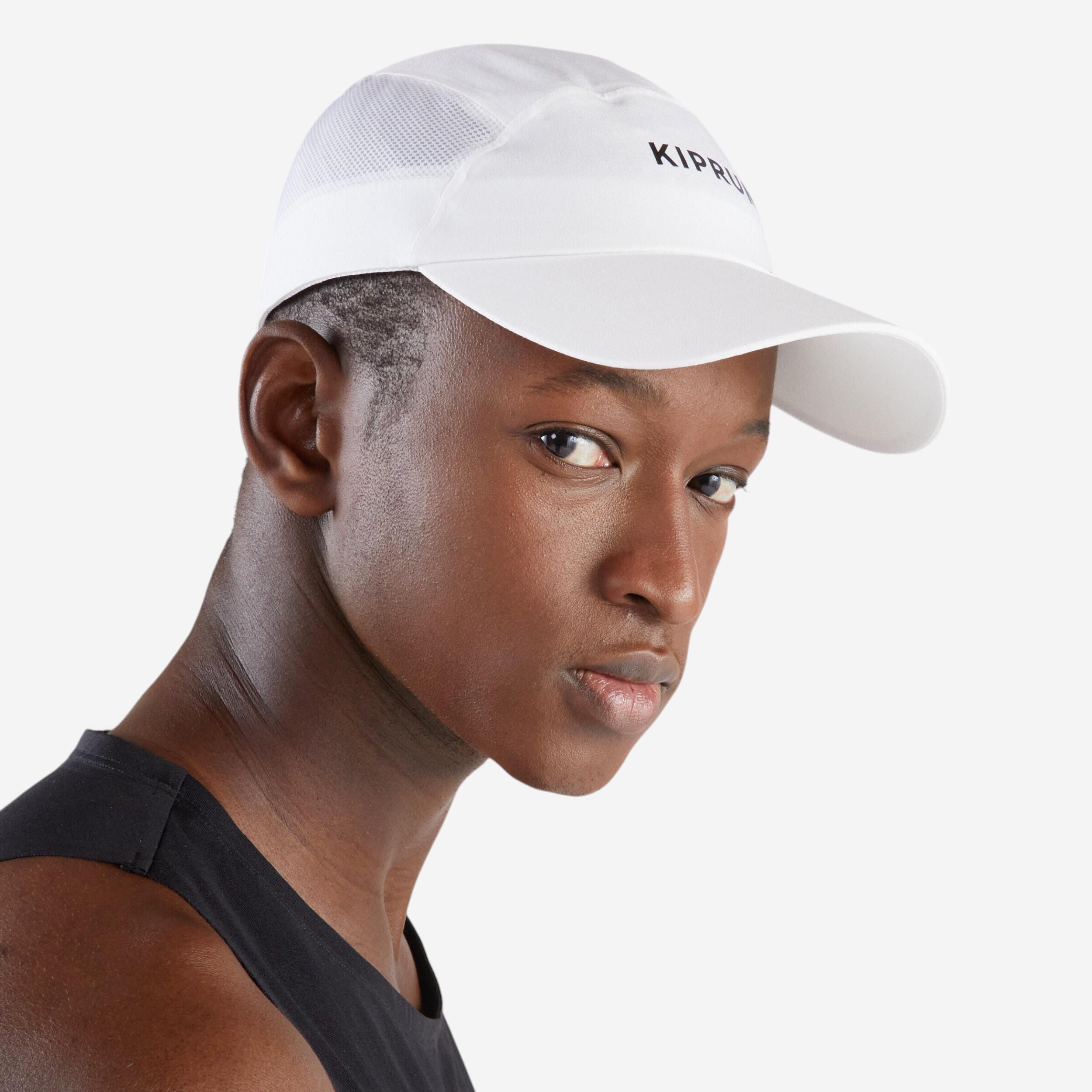 Lauf-Cap Schirmmütze - V2 weiss